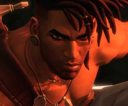 Sargon close-up from Prince of Persia The Lost Crown.