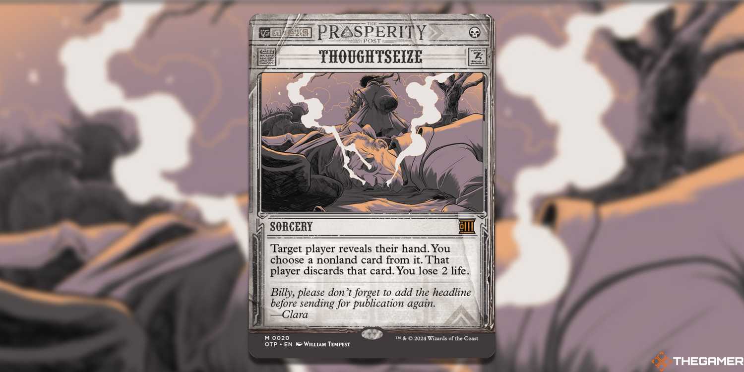mtg cards like thoughtseize - Full Art / Altered. You choose a nonland card from it Thought Erasure Is The Best
