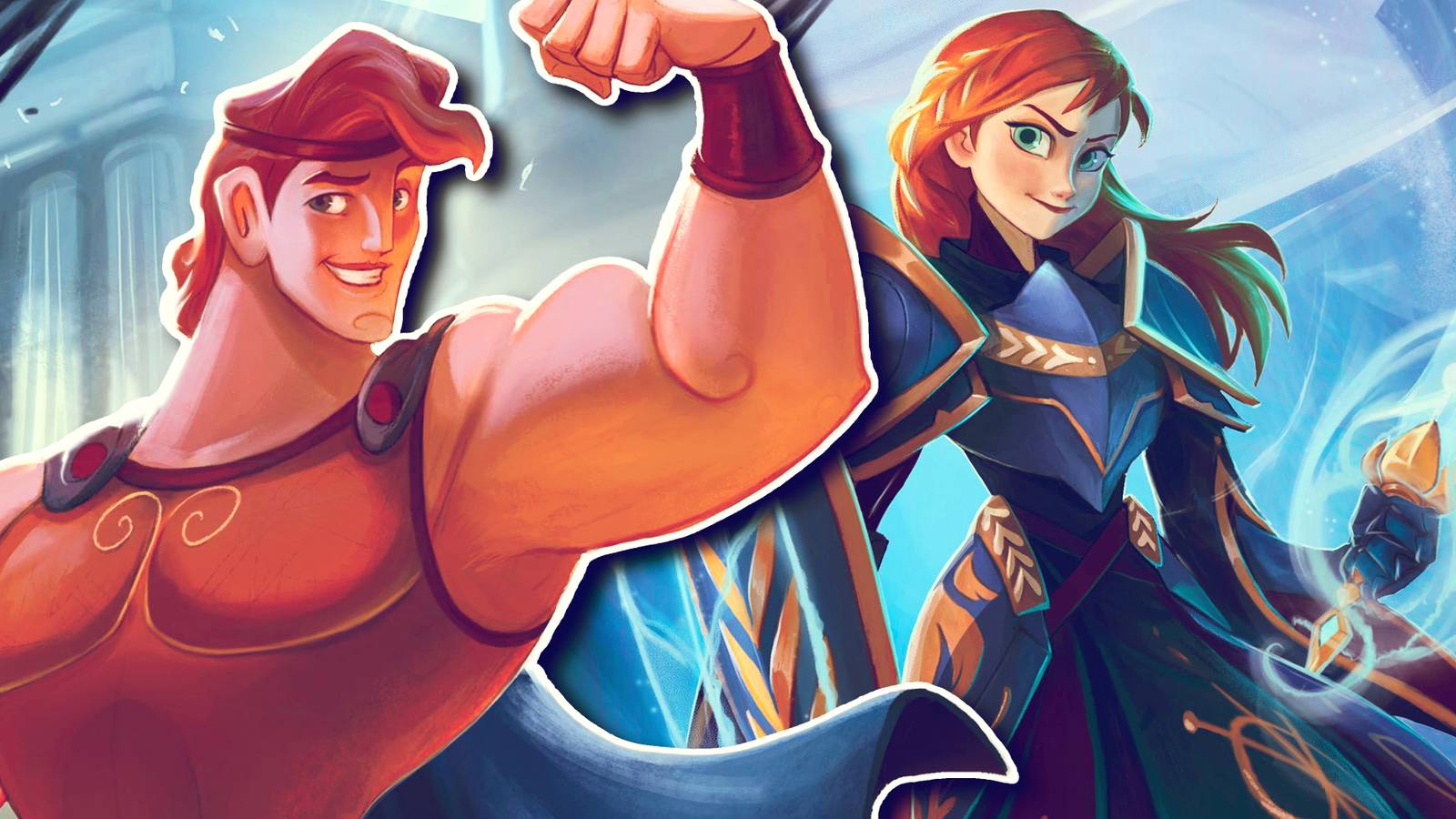 How To Upgrade The Sapphire/Steel Starter Deck From Ursula's Return In  Disney Lorcana