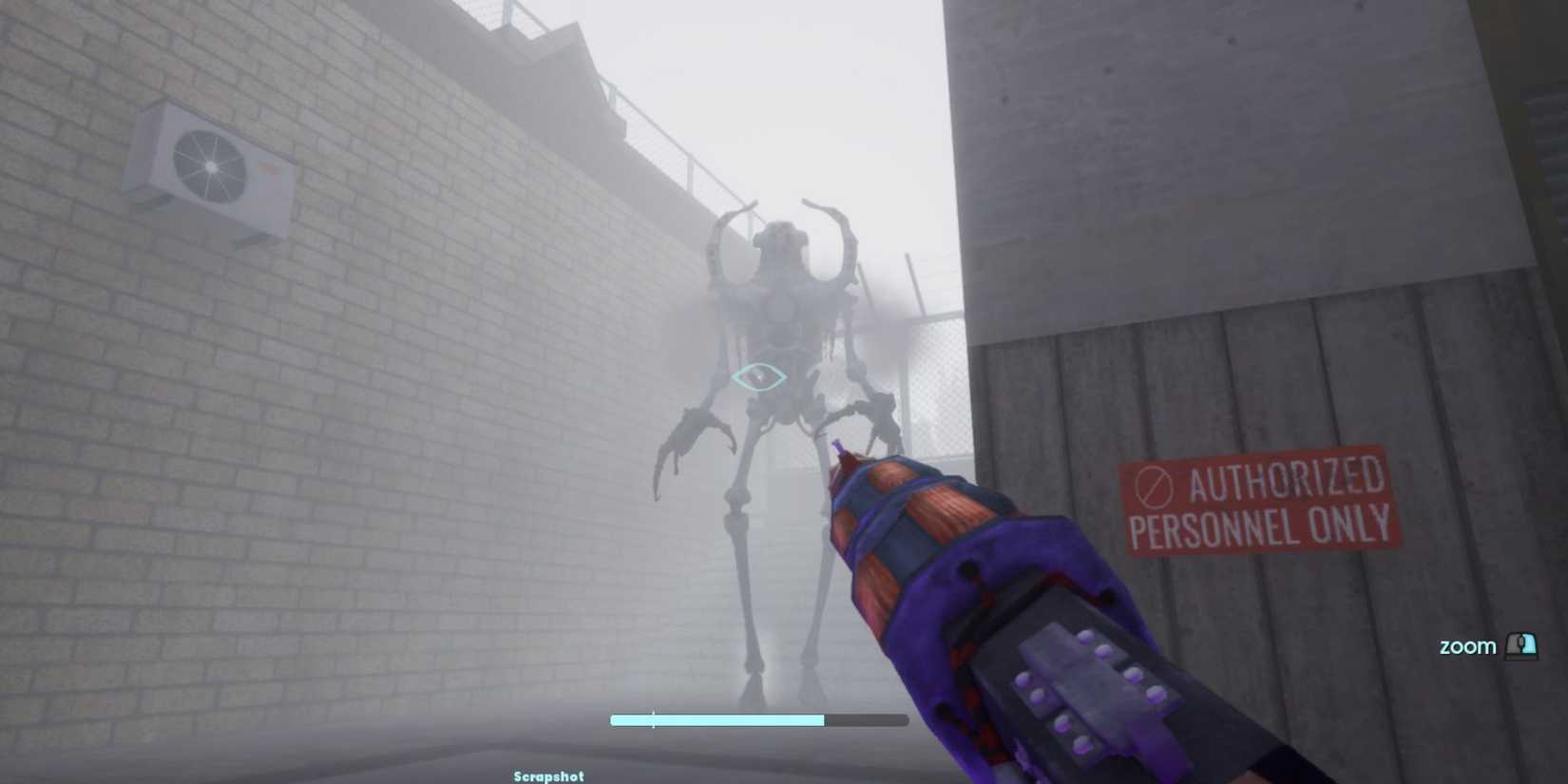 Player aims weapon at Composer in Abiotic Factor