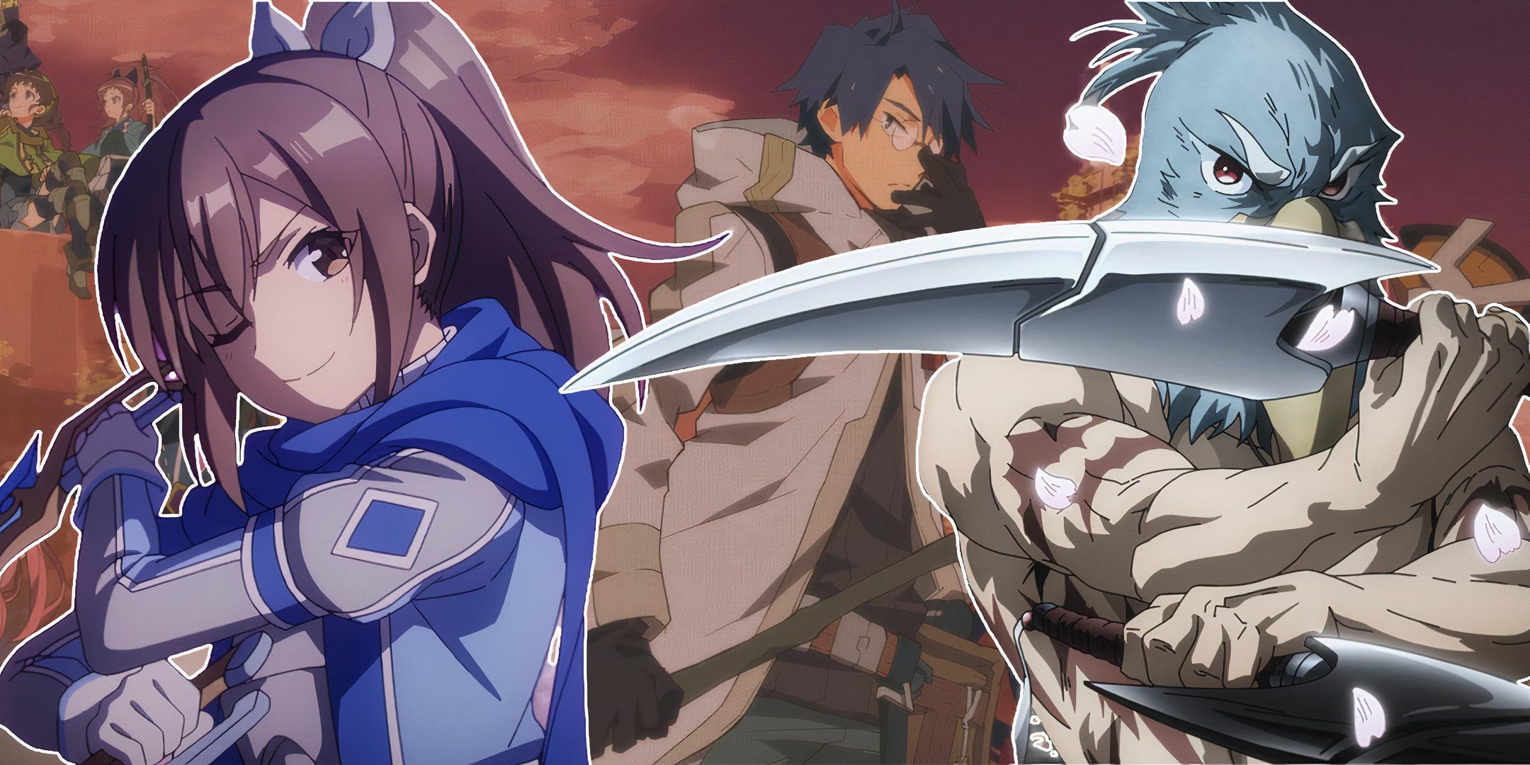 سالی، سانراکو و شیرو از انیمه های مختلف بازی.