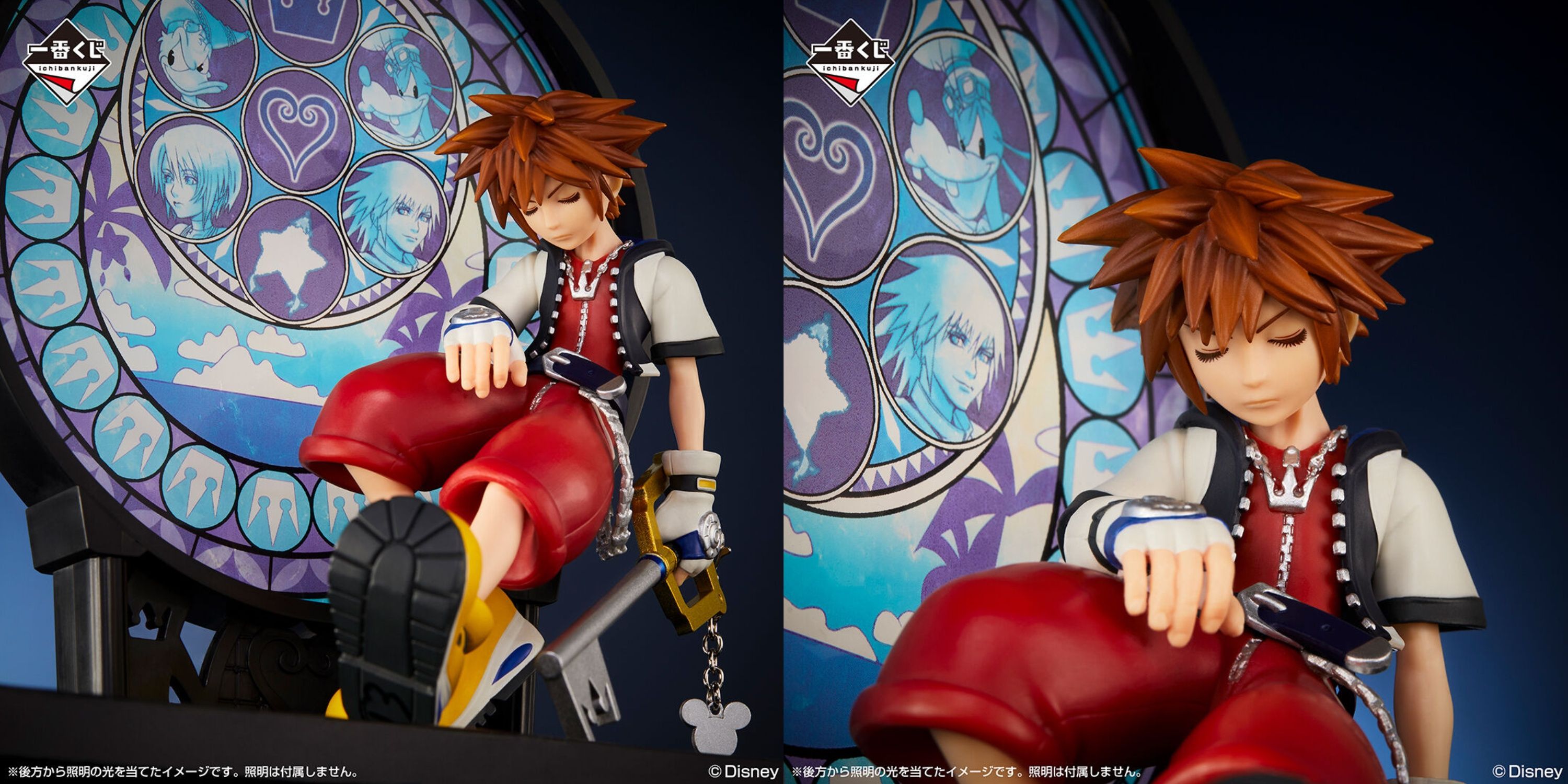 KINGDOM HEARTS　STATUE　SORA　ROXAS　cushion KINGDOM HEARTS STATUE SORA ROXAS cushion KINGDOM HEARTS