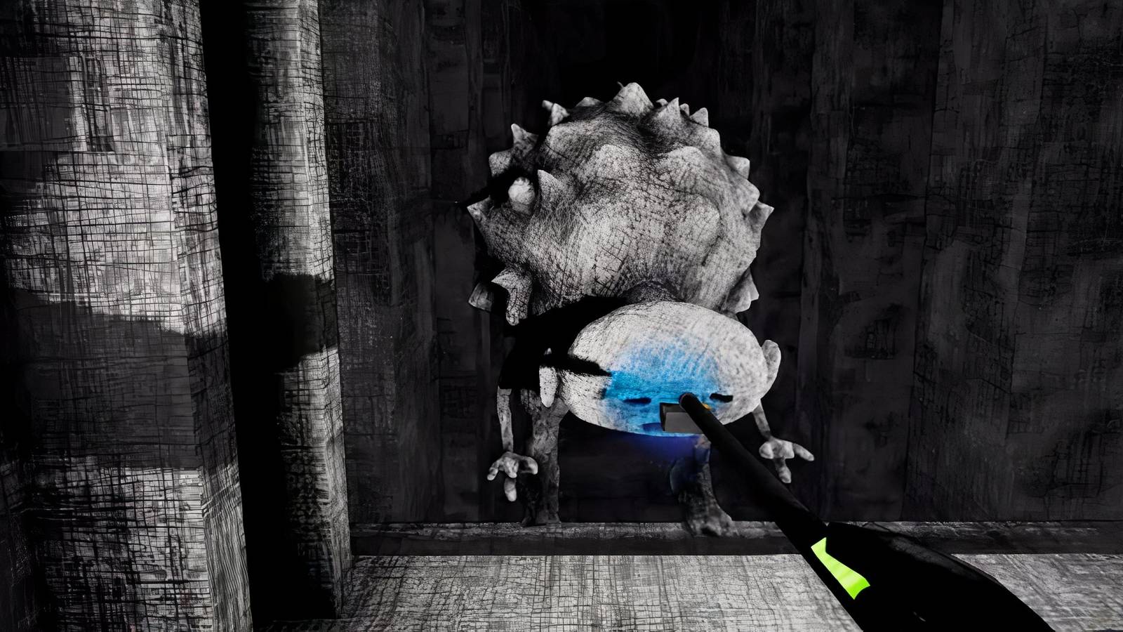 How To Use The Shock Stick On Monsters In Content Warning