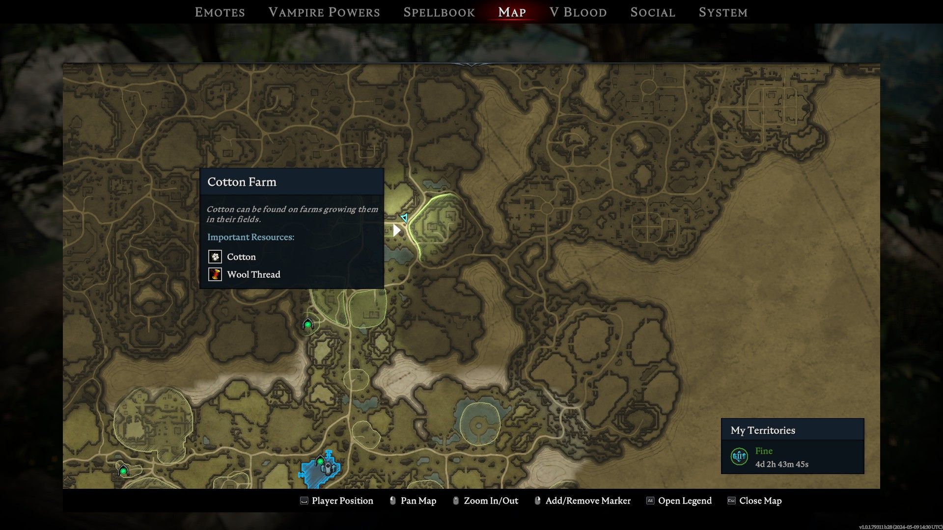 Where To Farm Cotton In V Rising