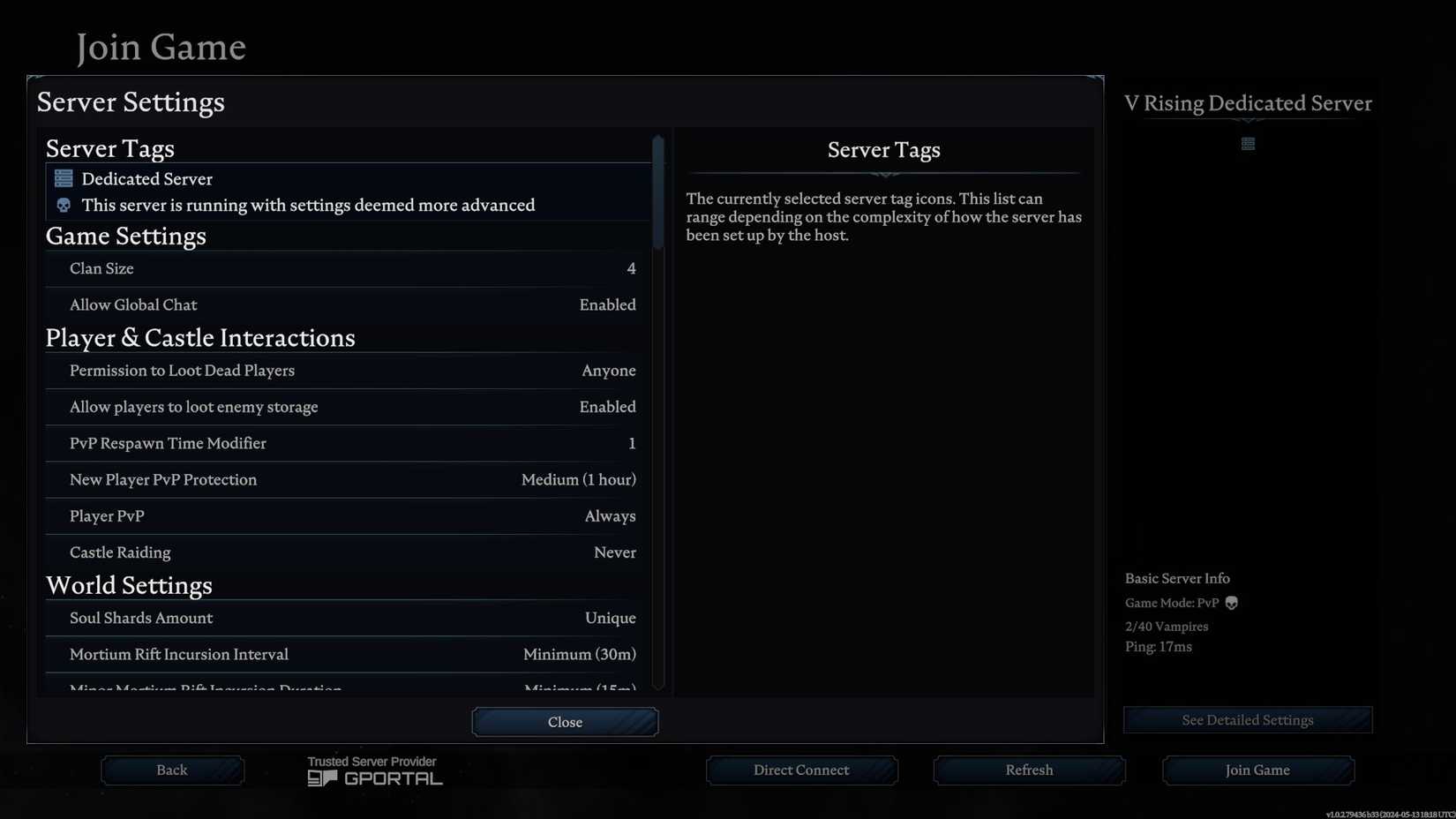 What Is A Merciless Server In V Rising?