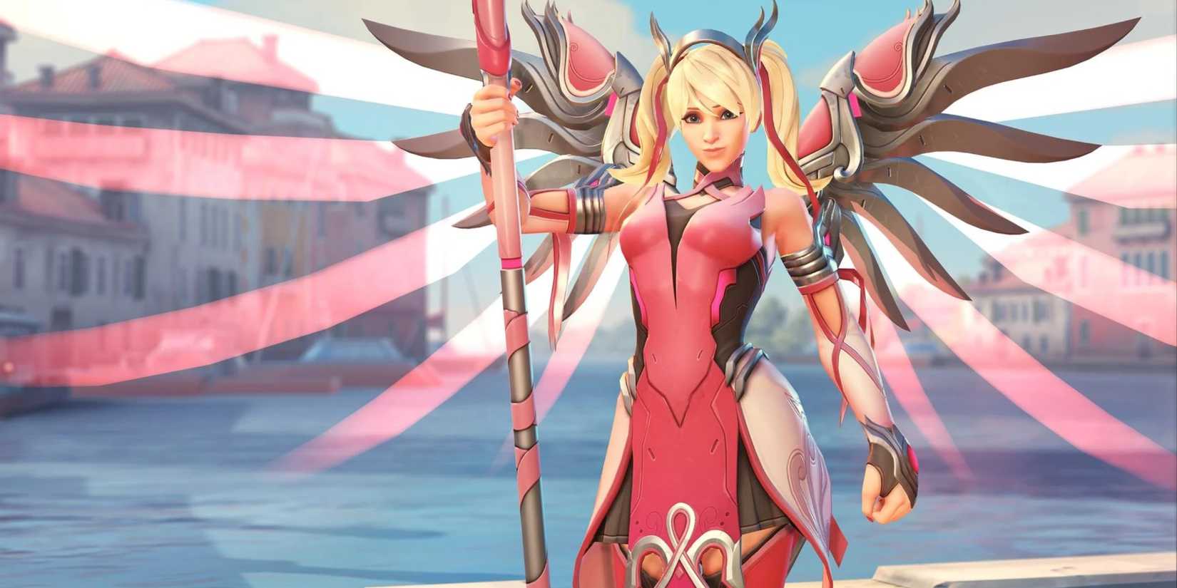 Overwatch Pink Mercy Skin