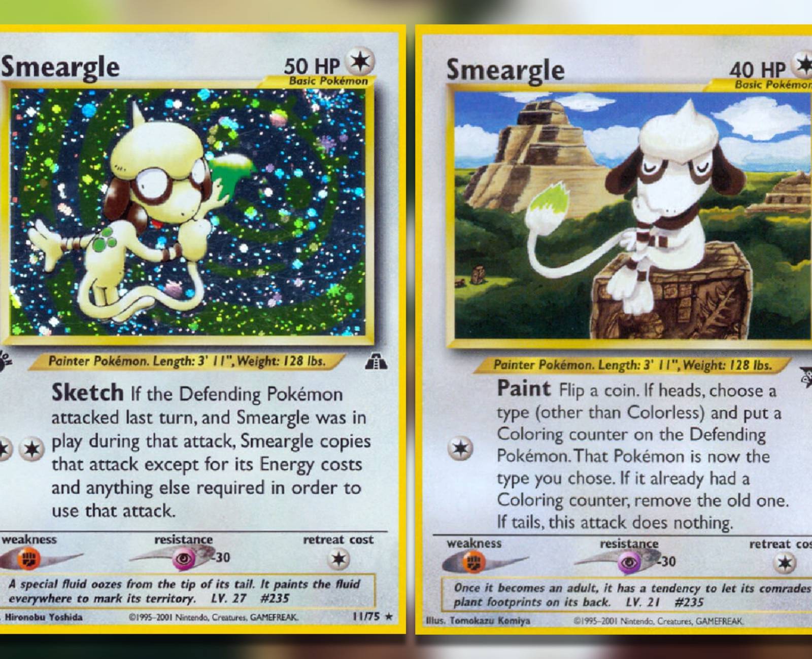 The Most Expensive Smeargle Pokemon TCG Cards
