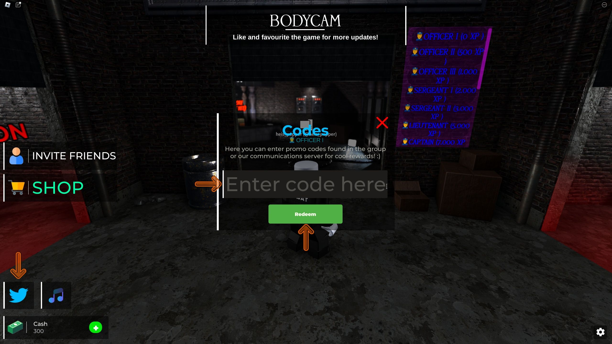 Bodycam Codes Roblox Roblox 6 10 2024 8 45 01 Pm 