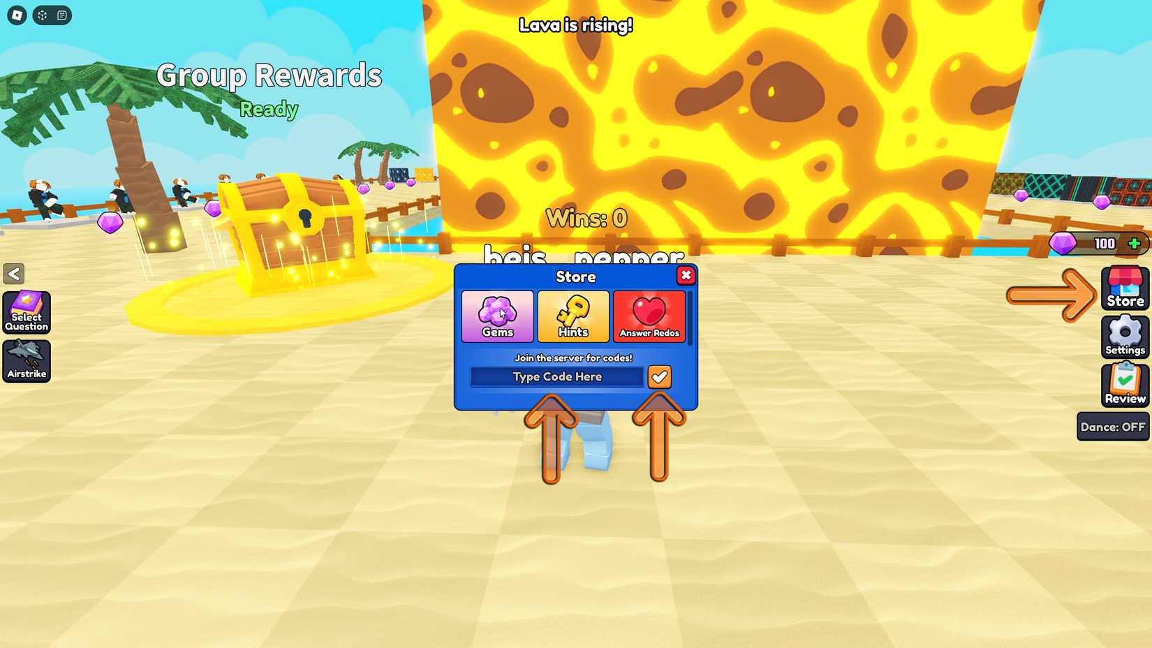 Math Tower Race Codes - Roblox