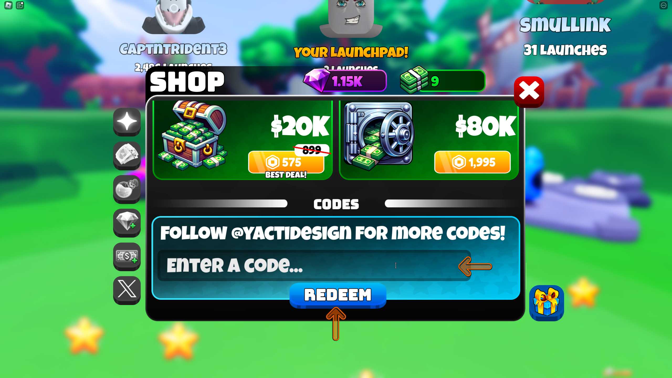 Launch Into Space Simulator Codes - Roblox