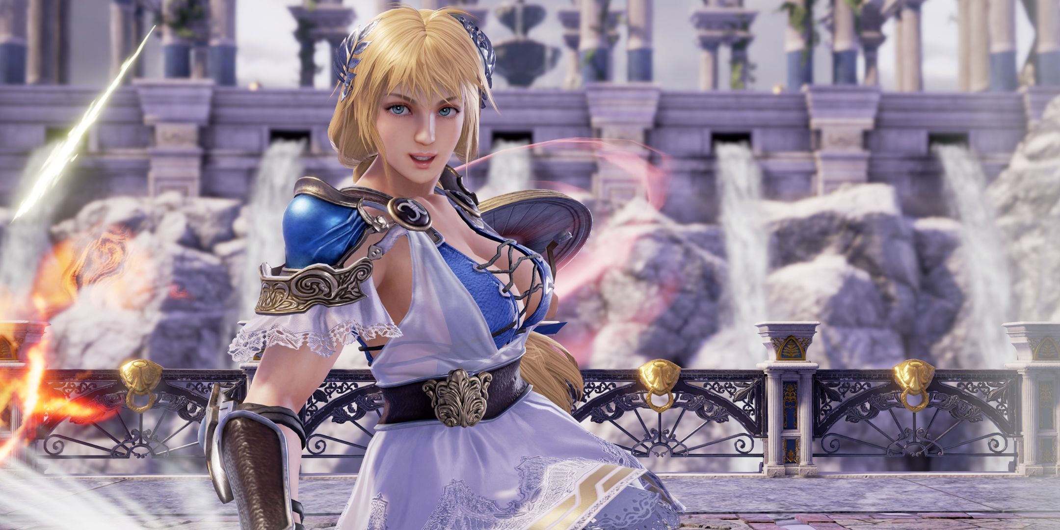 Sophitia, a Greek-inspired warrior, as she appears in Soulcalibur 6