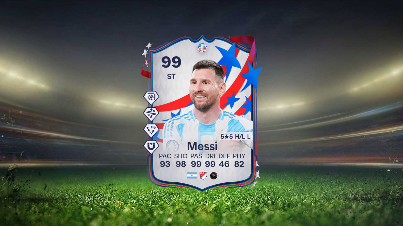 Carta FUT Leo Messi TOTY 97 EA FC 24 Ultimate Team Stampata Su Materiale Rigido Sagomato - 3