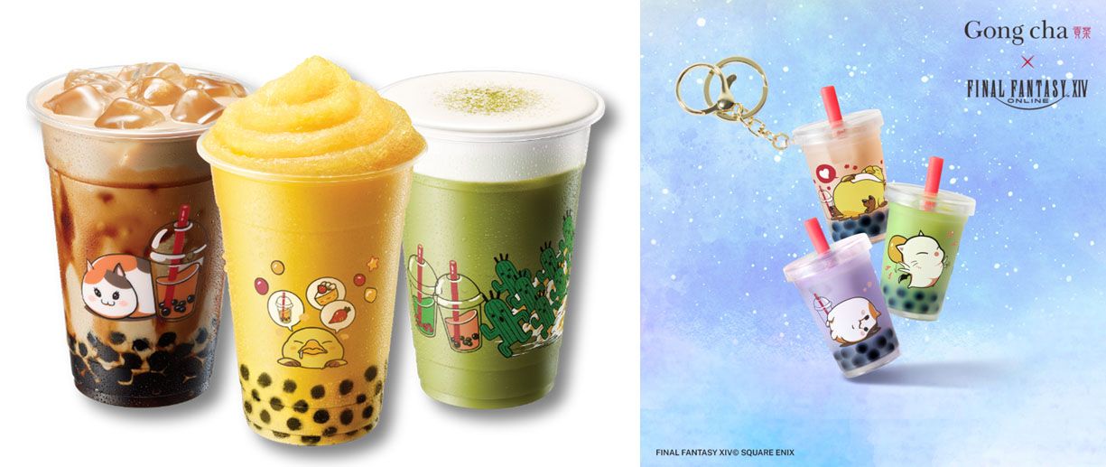 Gong cha × FINAL FANTASY Gong Cha Final Fantasy XIV Beverages | Exclusive Offers & More