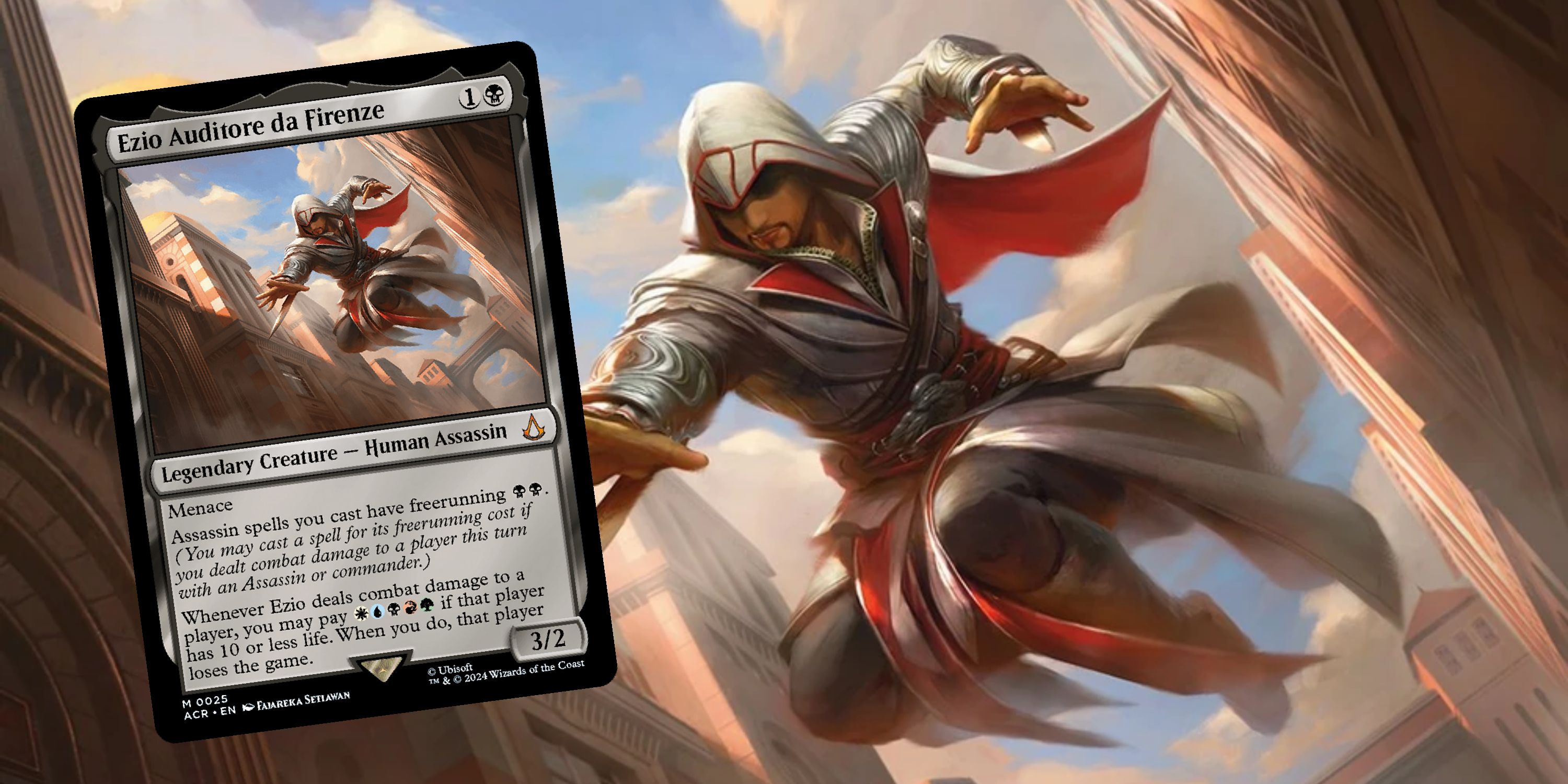 assassin deck mtg commander Ezio Auditore da Firenze ASSASSINS Magic MTG Custom Commander Deck main image 1