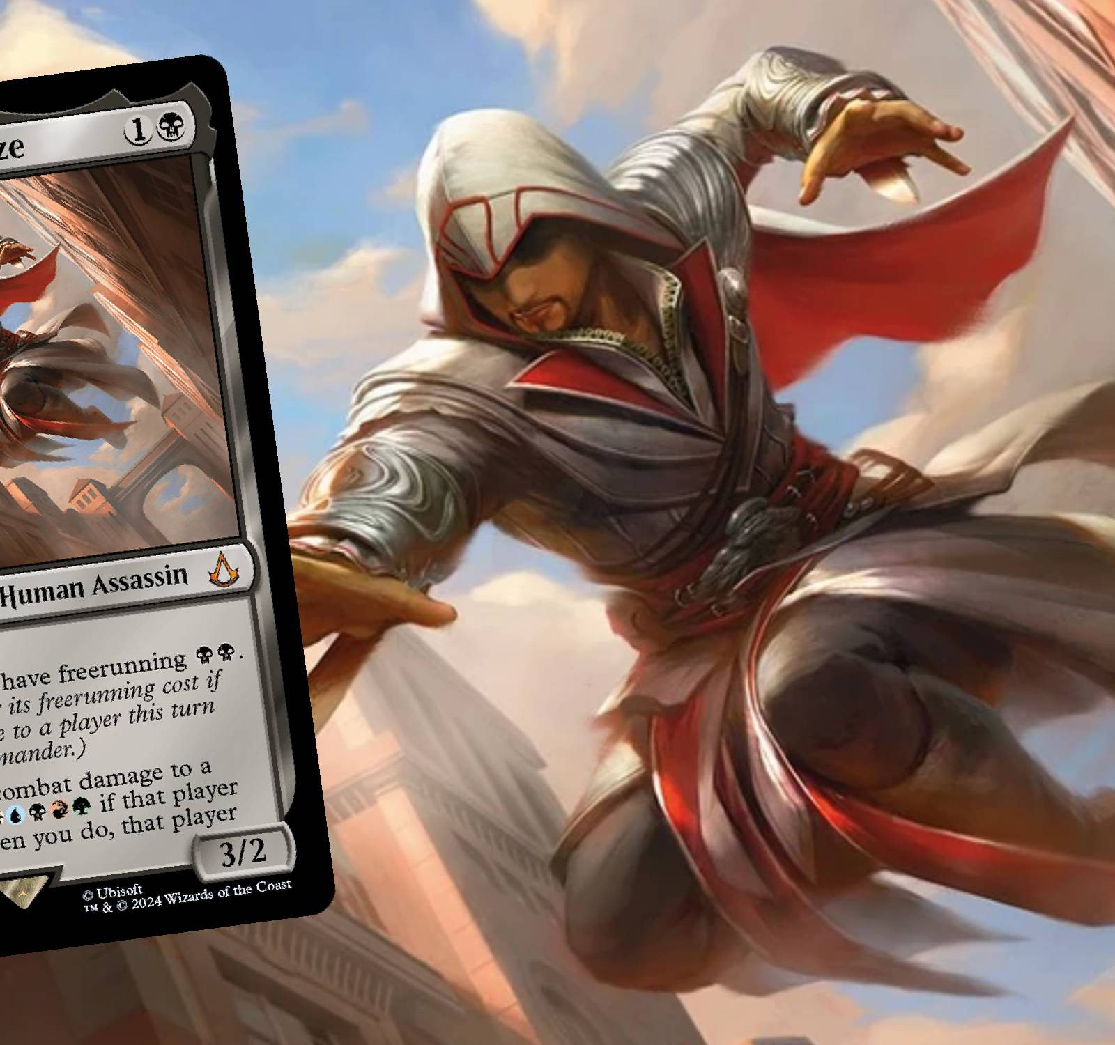ezio auditore mtg card MTG Commander EDH Deck Ezio Auditore da Firenze 100 Cards Assassin's Creed Custom Deck