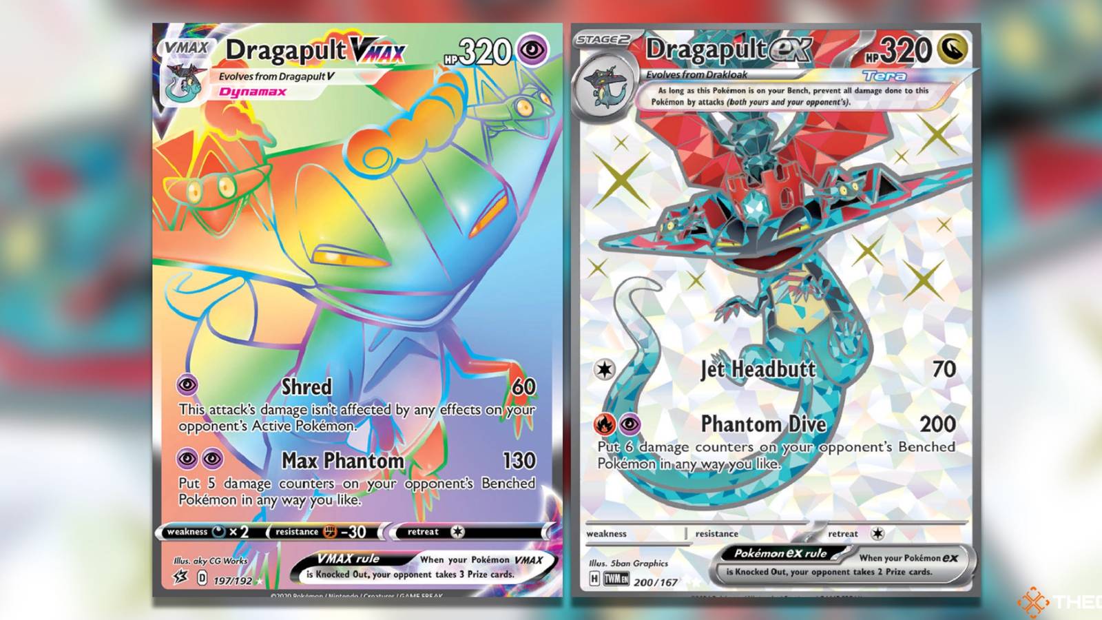 dragapult pokemon card price Dragapult VMAX Hyper Rare - 197/192 - Rebel Clash main image 1