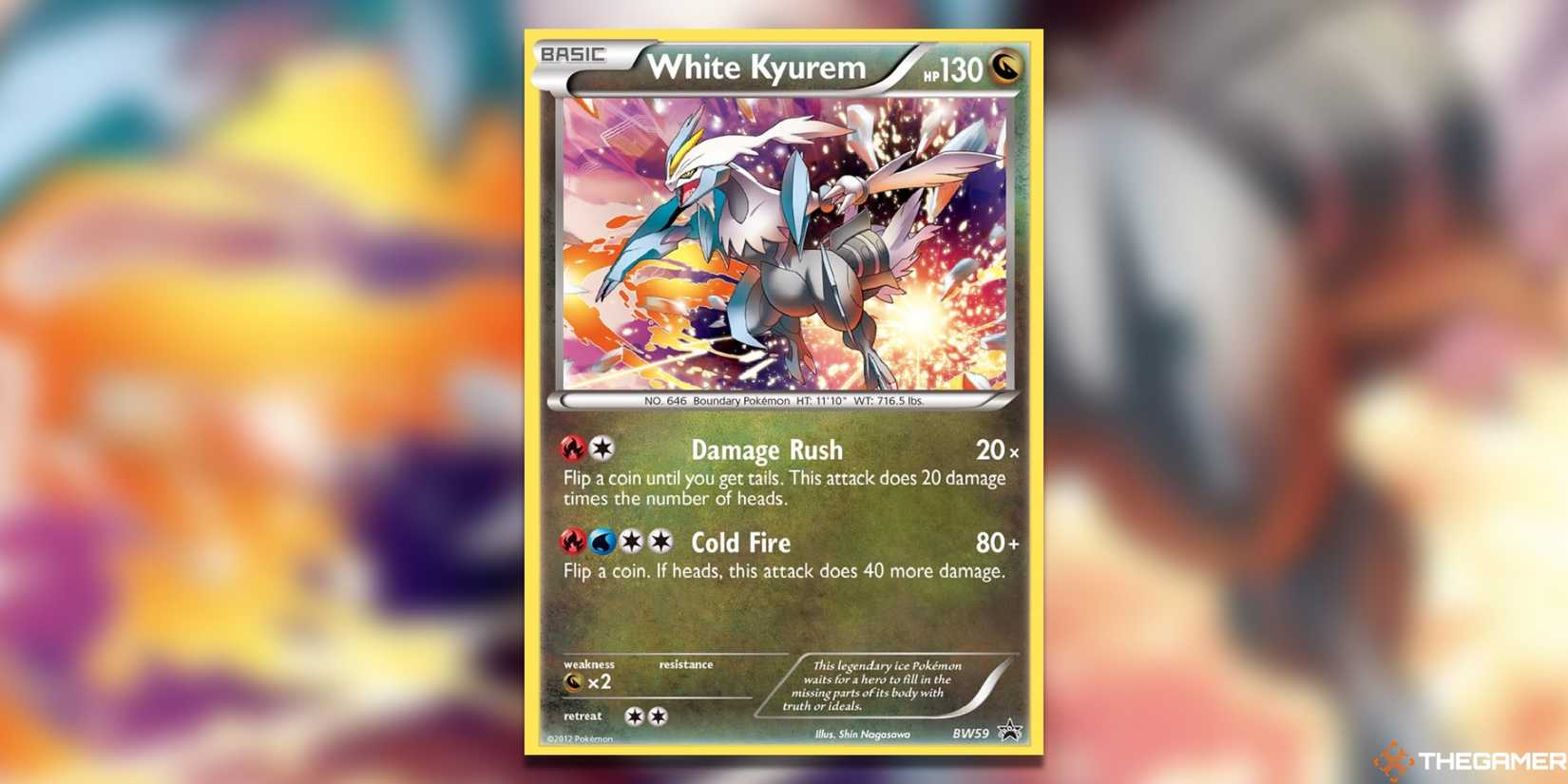 white kyurem pokemon card value Pokemon White Kyurem GX Silver Foil NM Fan Art