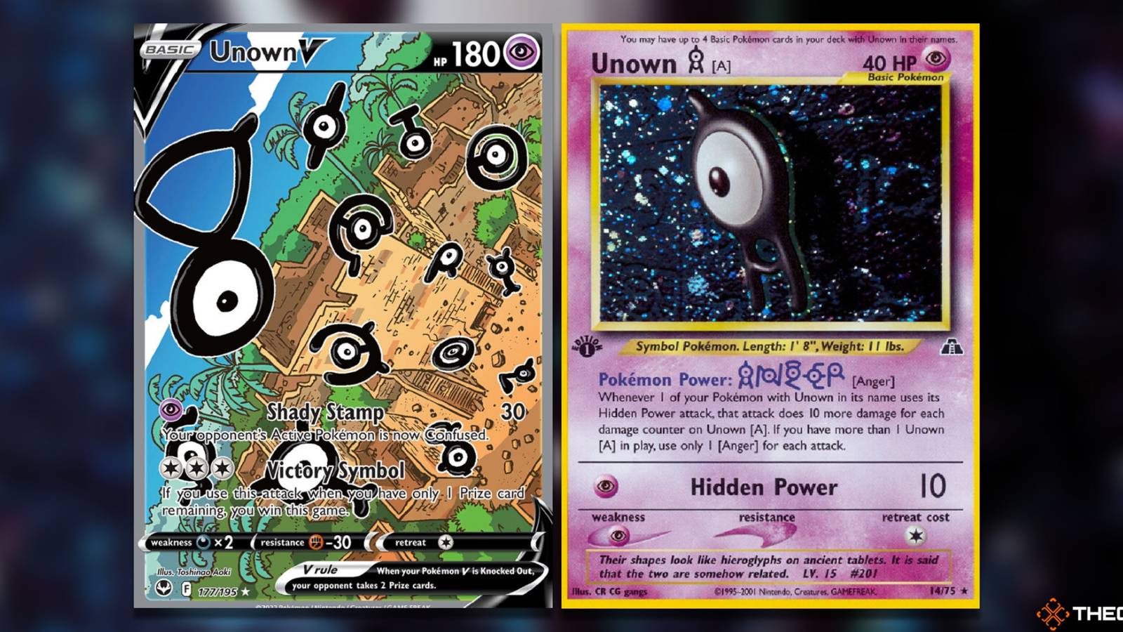 The Most Expensive Unown Pokemon TCG Cards