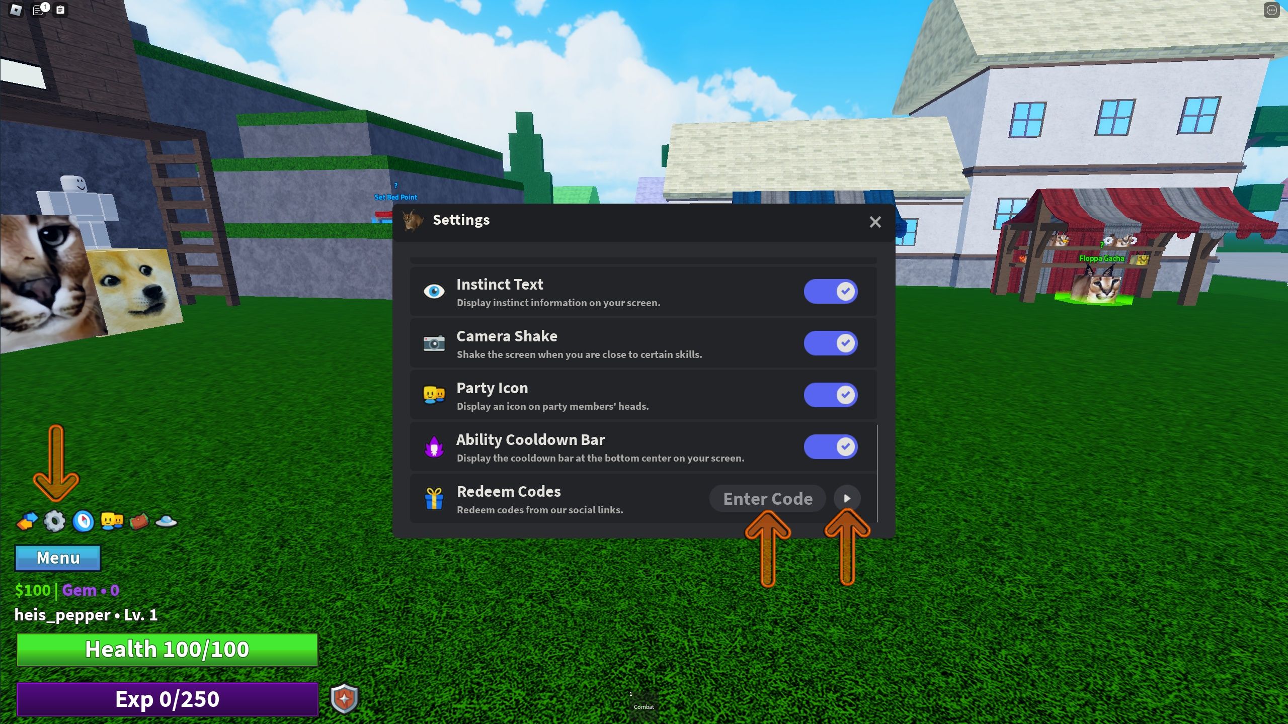 Meme Sea Codes - Roblox