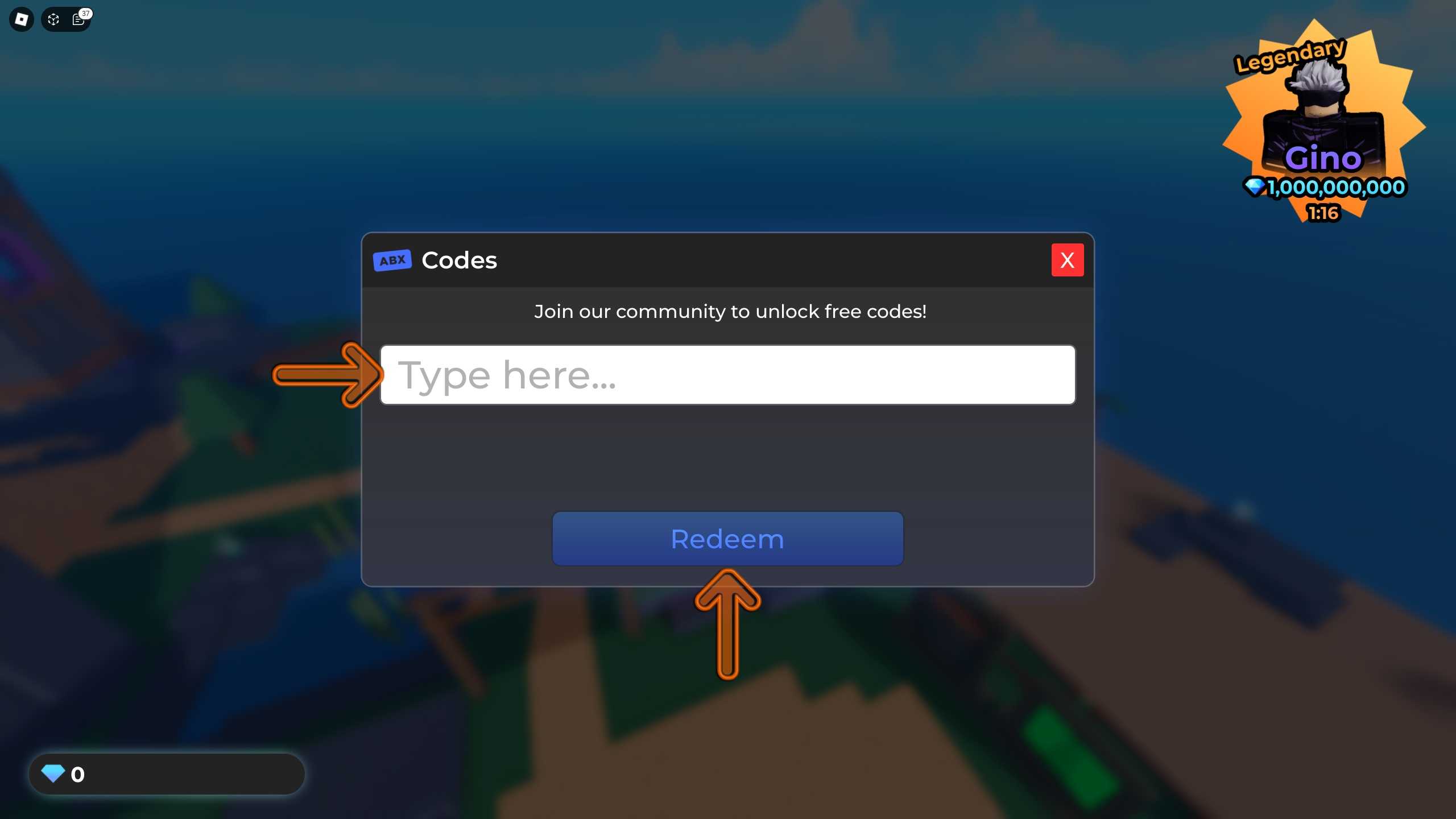 Open Rng Button Character RNG Codes - Roblox