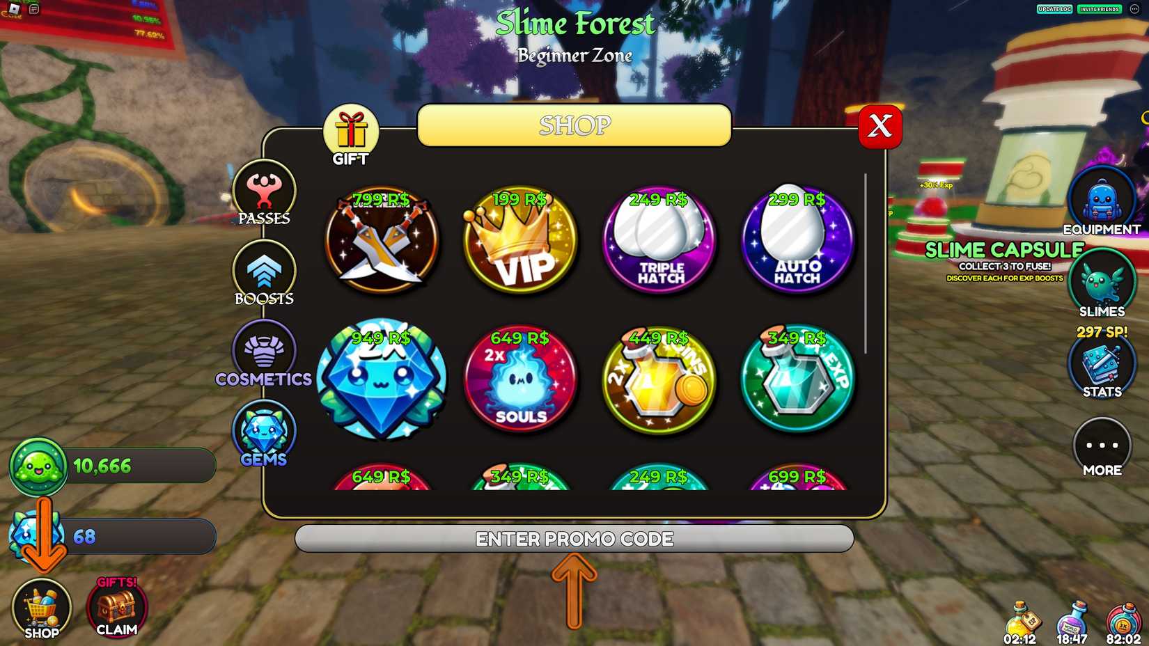 How Do I Redeem Slaying Simulator Codes? Image via Roblox.com