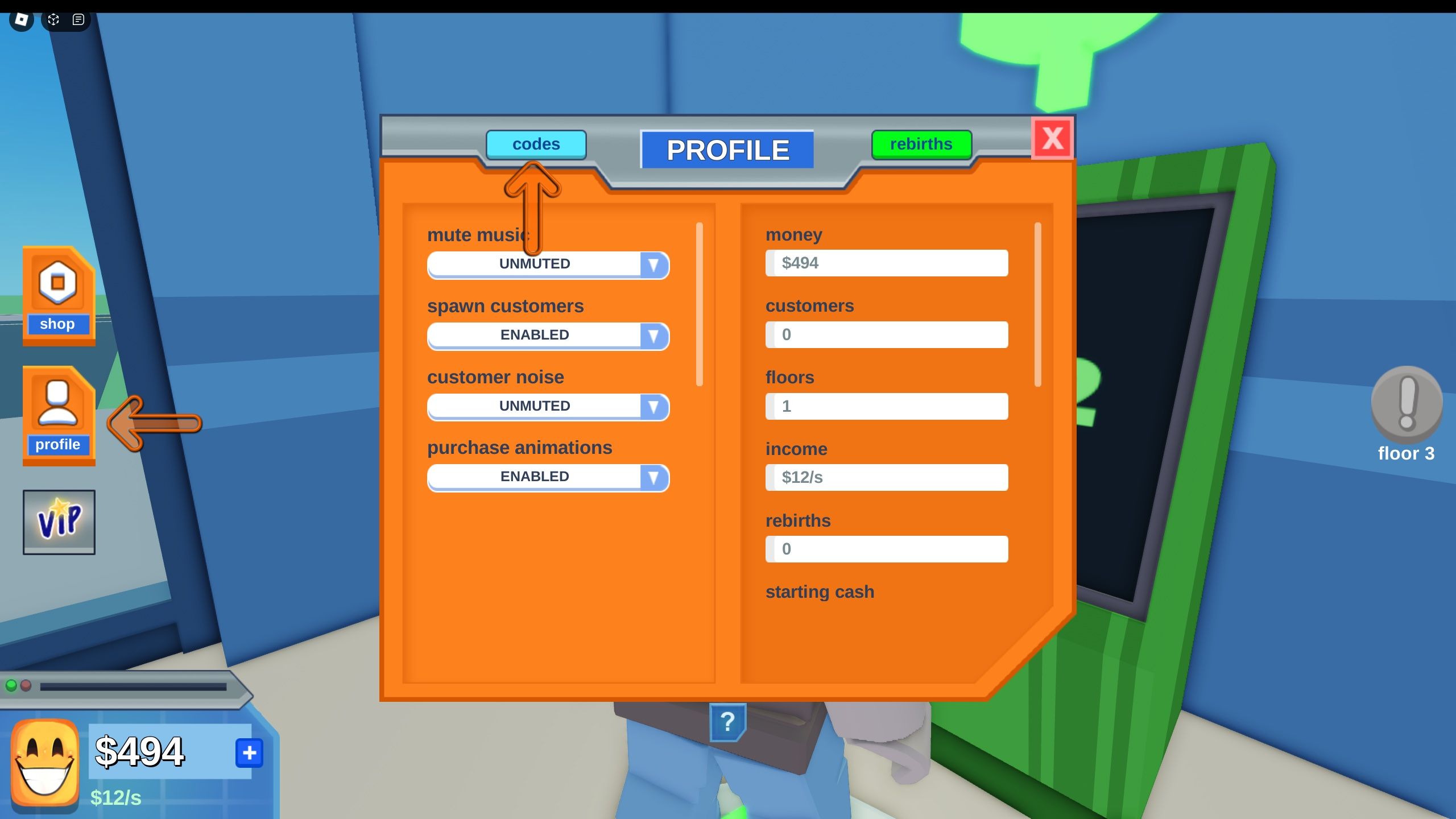 Mall Tycoon Codes - Roblox