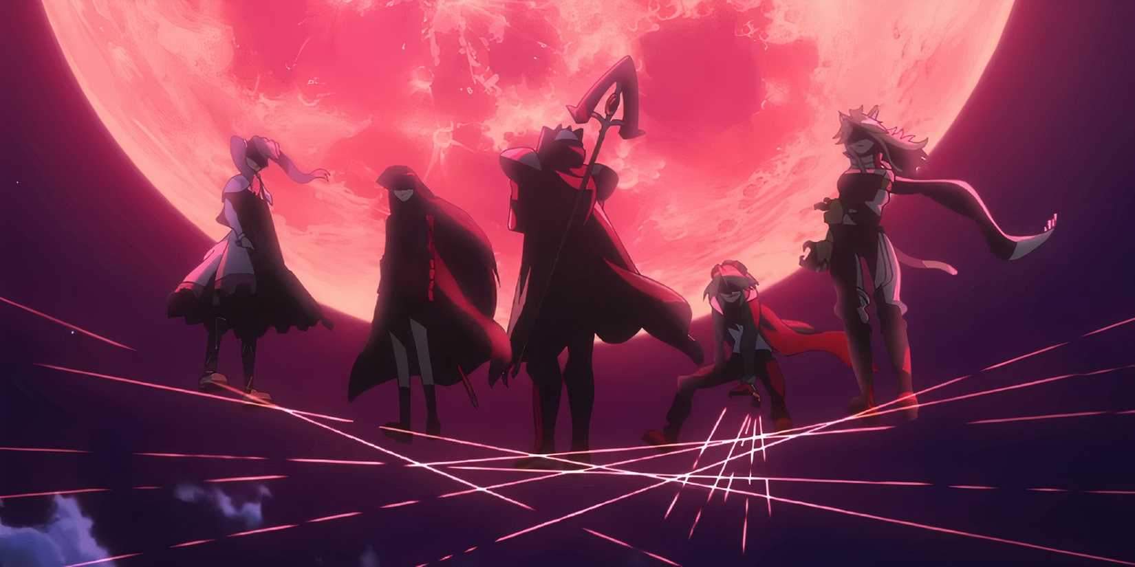 The Night Raid از Akame Ga Kill که از پنجره به تاتسومی نگاه می کند.