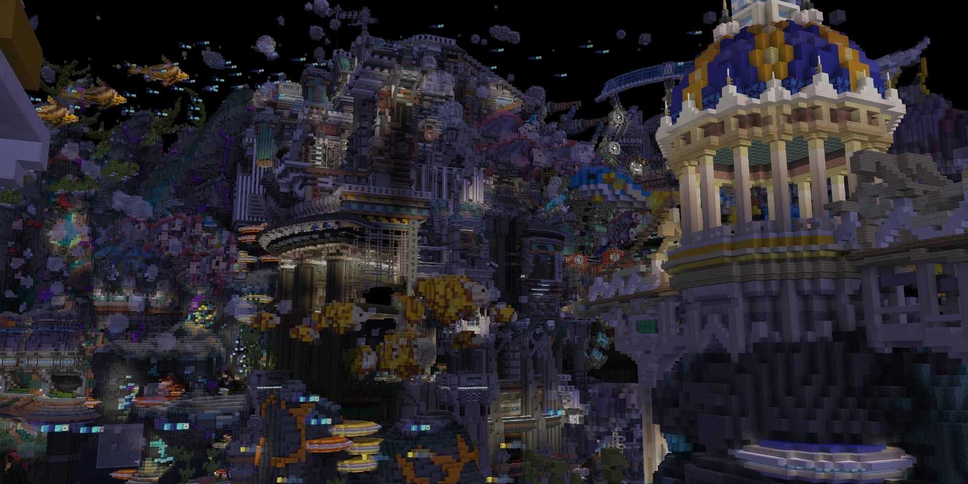 Big Shell Minecraft Build The Biggest Builds In Minecraft