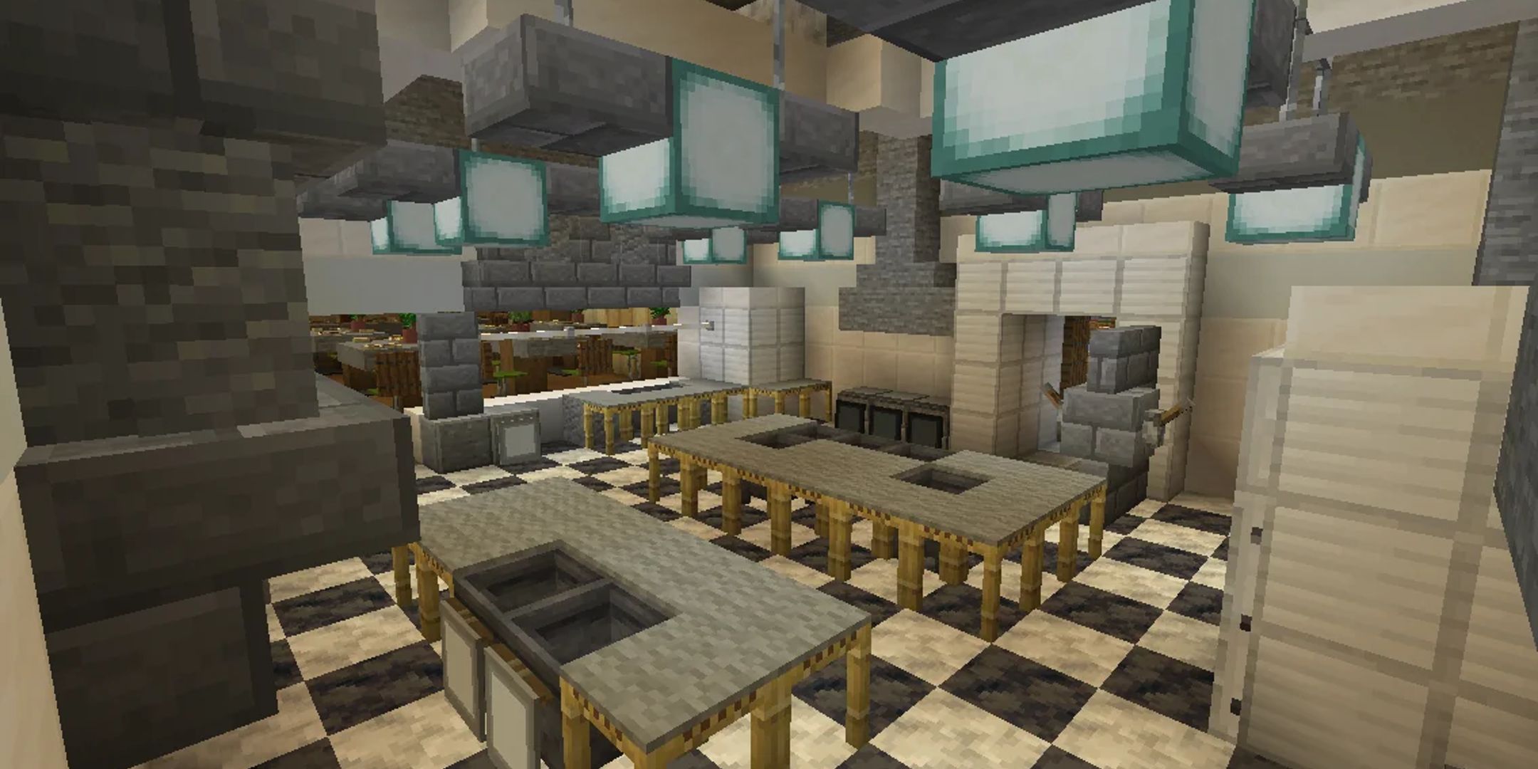 Big Minecraft Kitchen Designs Modern Kitchen Minecraft Map