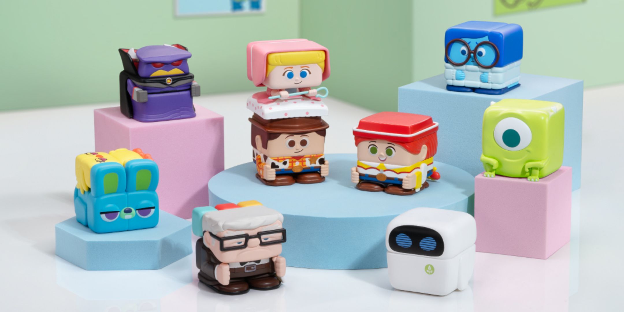 New Disney Pixar Collectible Called Pop Cube Available At Pop Mart
