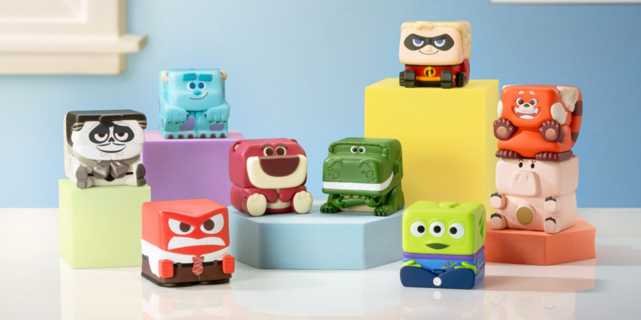 New Disney Pixar Collectible Called Pop Cube Available At Pop Mart