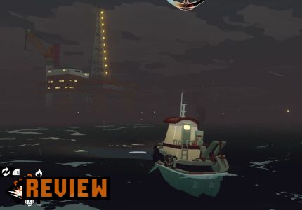 Dredge The Iron Rig boat approaching the rig thumbnail
