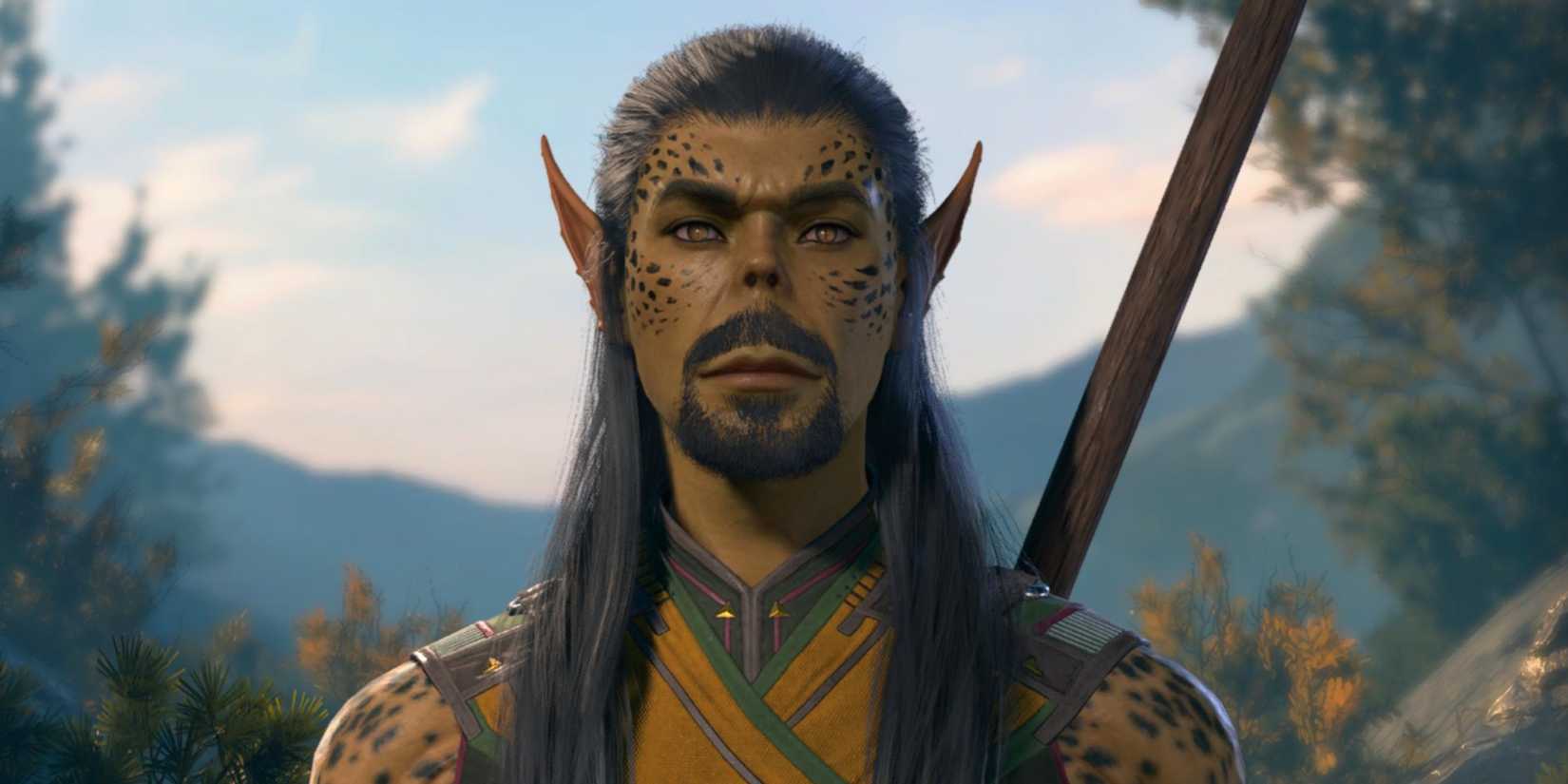 A custom male Githanki monk is featured in the Baldur's Gate 3 character creator