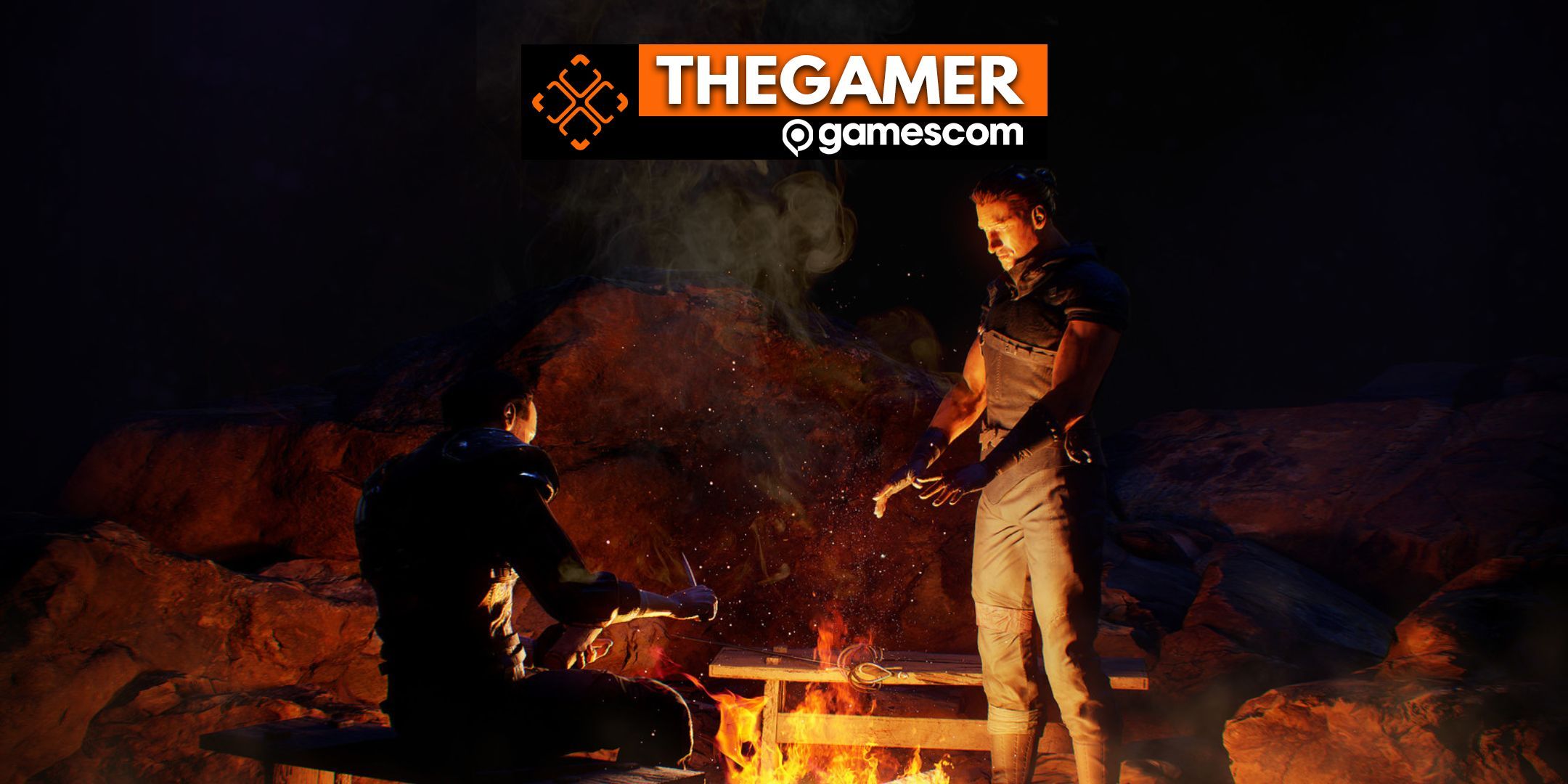 Two Characters by Fire in Gothic: The Remake