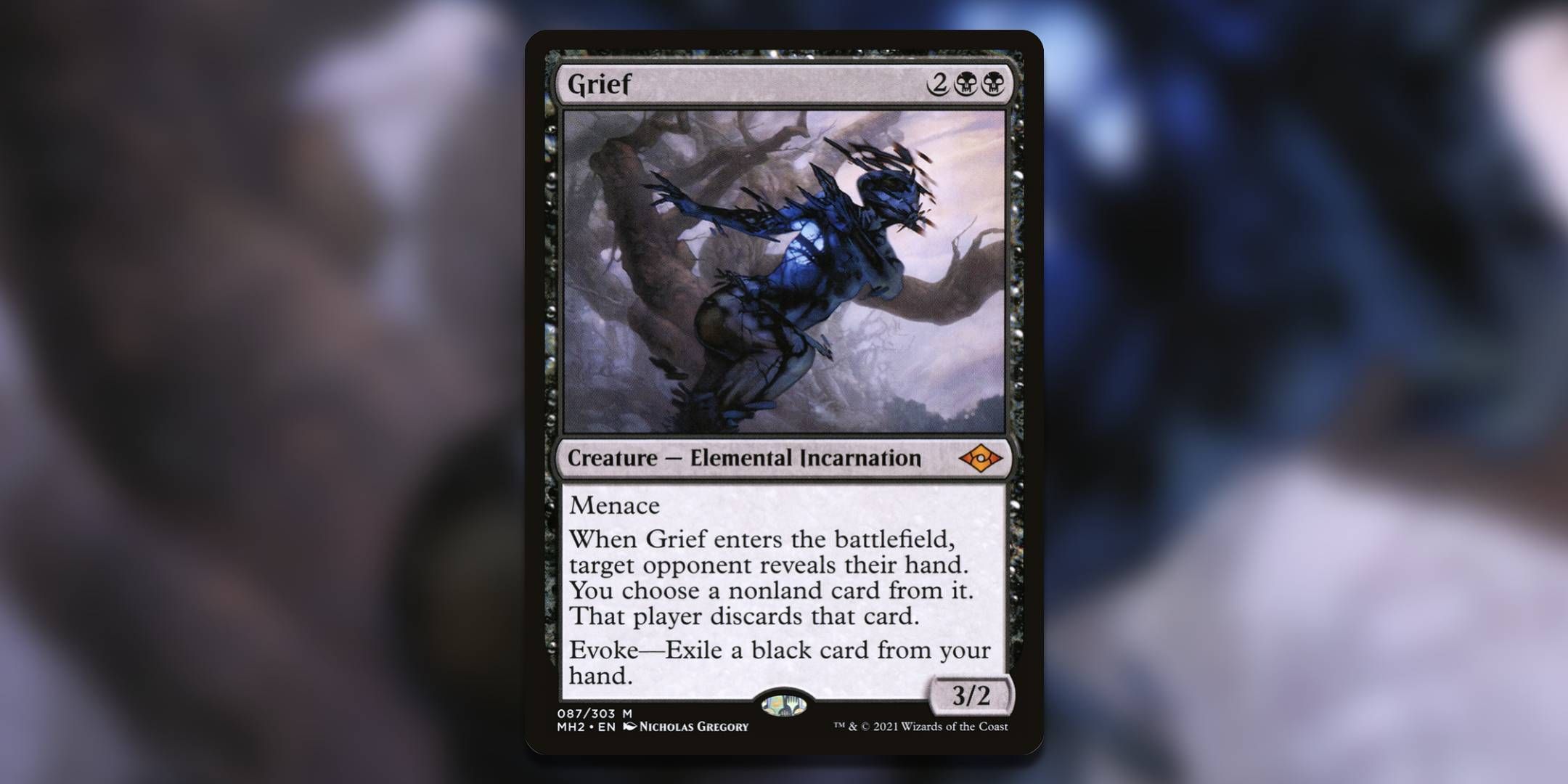 mtg grief card Grief (Borderless Alternate Art) [Modern Horizons 2] – TokenMTG