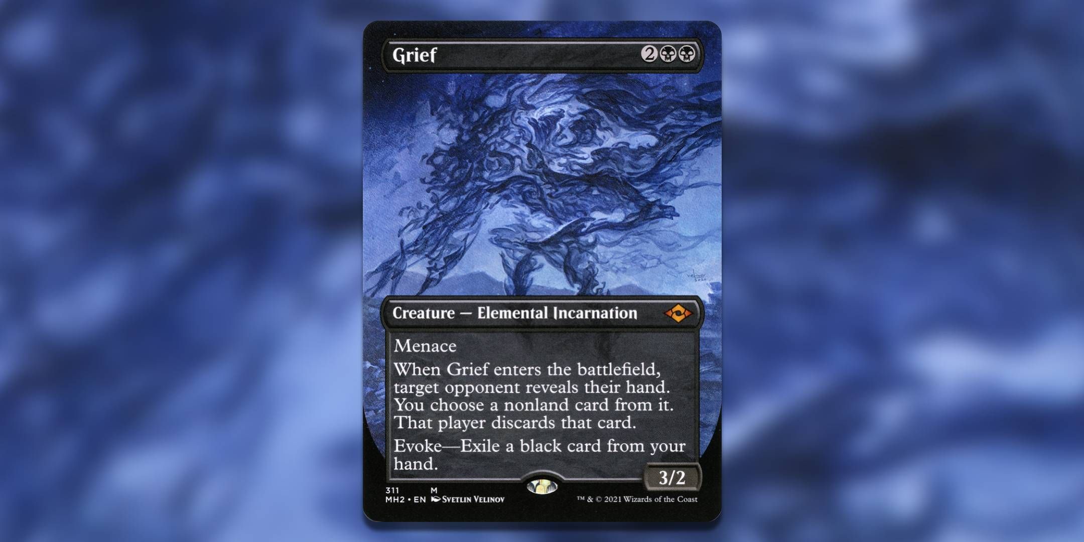grief mtg card Magic The Gathering - Modern Horizons 2 Timeshifts - Grief main image 1