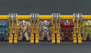Lotto 10 Minifigure MEGA Construx T-60 Power Armor E Altre – Usate, Da Collezione - Foto 1