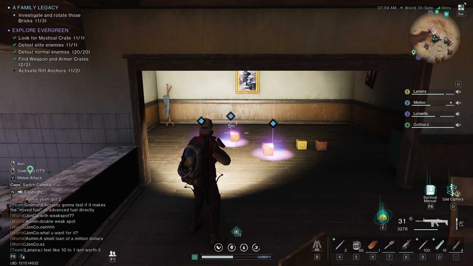 How To Find A Family Legacy Treasure Chest In Once Human