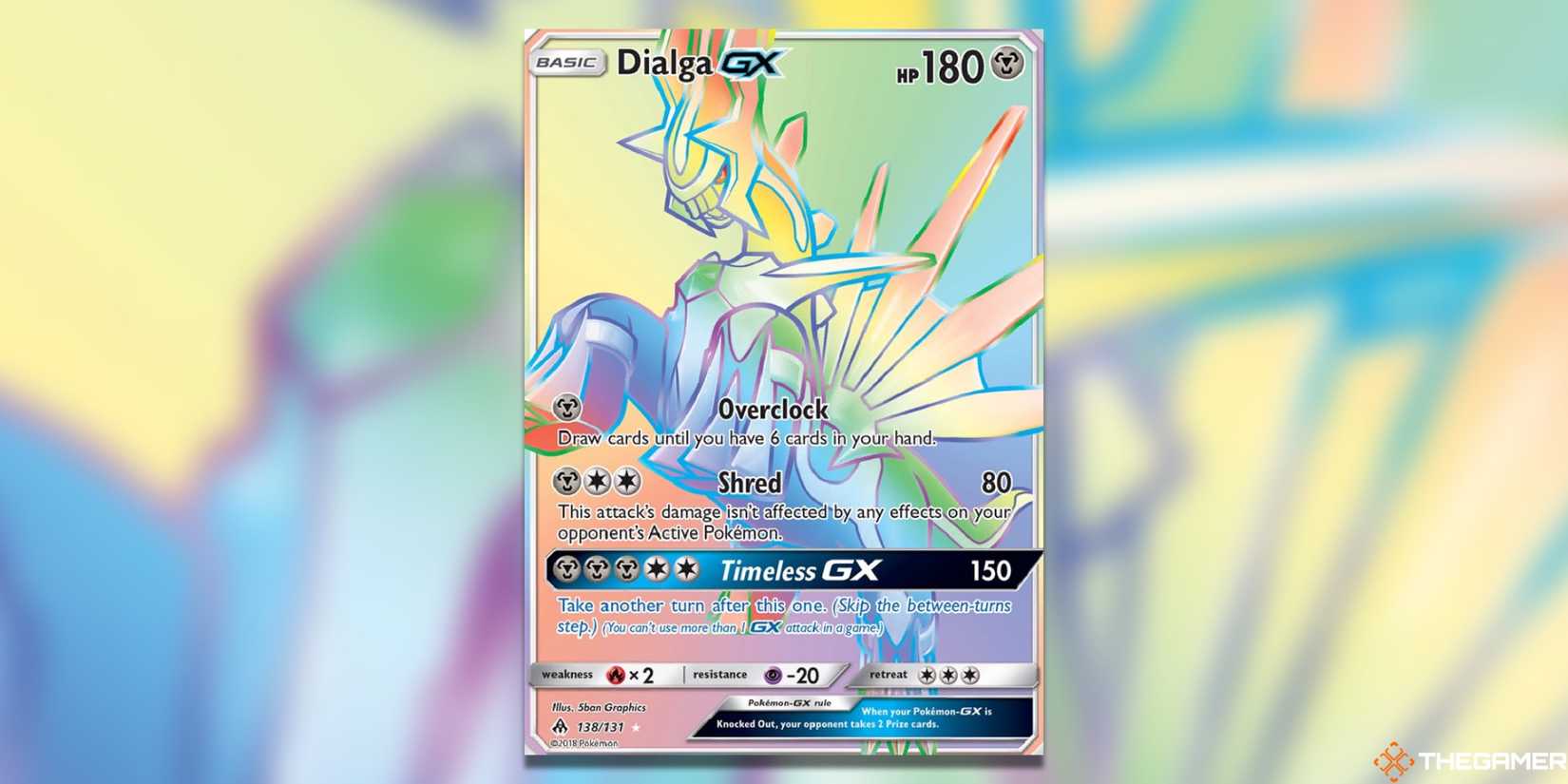 forbidden light rare cards Pokemon SM Forbidden Light Card: Lucario GX - 135/131 - Rainbow Rare H main image 1