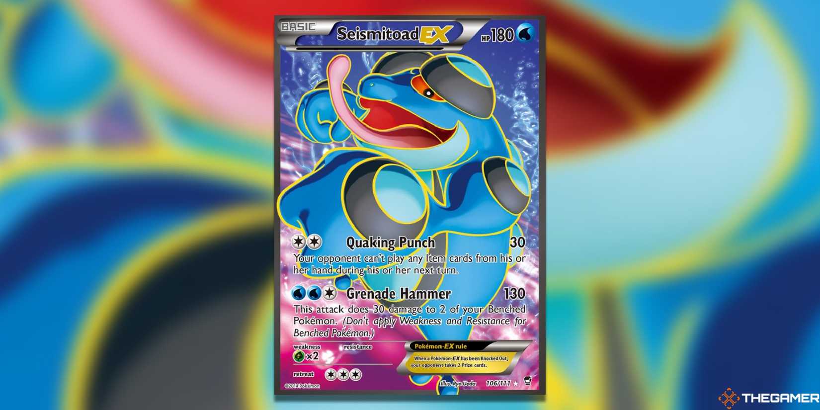 seismitoad ex pokemon card value Seismitoad EX (20/111) – GoldenFishGames main image 0
