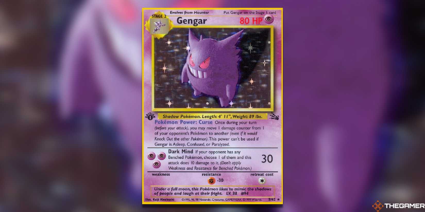 gengar rare card Gengar - 066/196 - Deck Exclusives [HOLO] main image 0