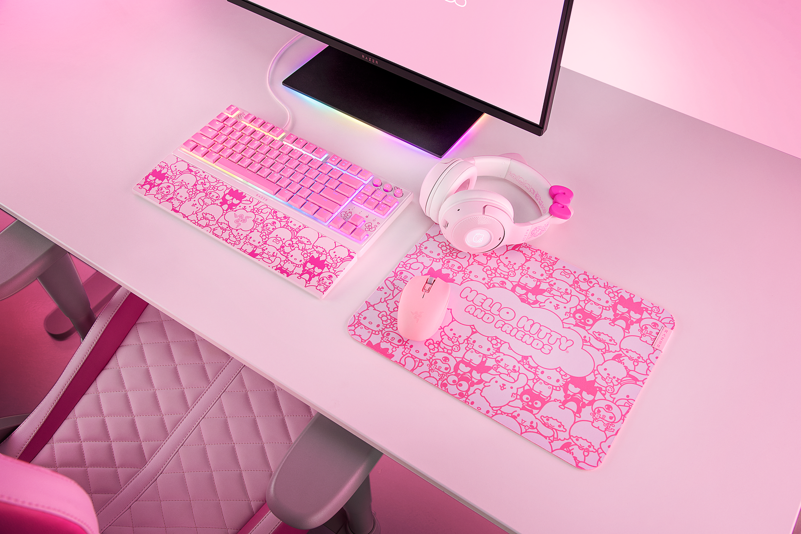 Razer's Hello Kitty And Friends Collection Is The Cutest Way To Game