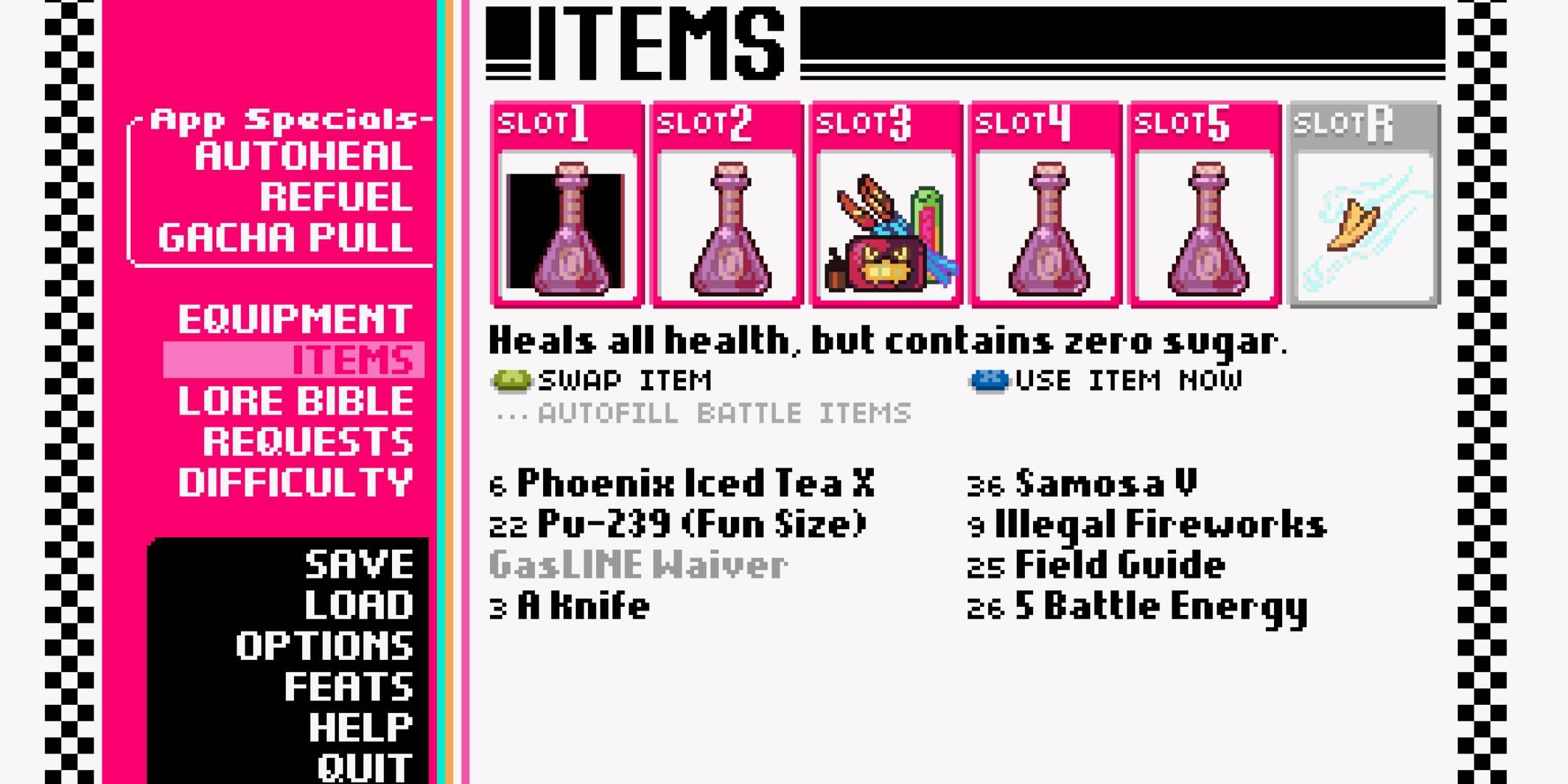 Games With An Infinite Inventory