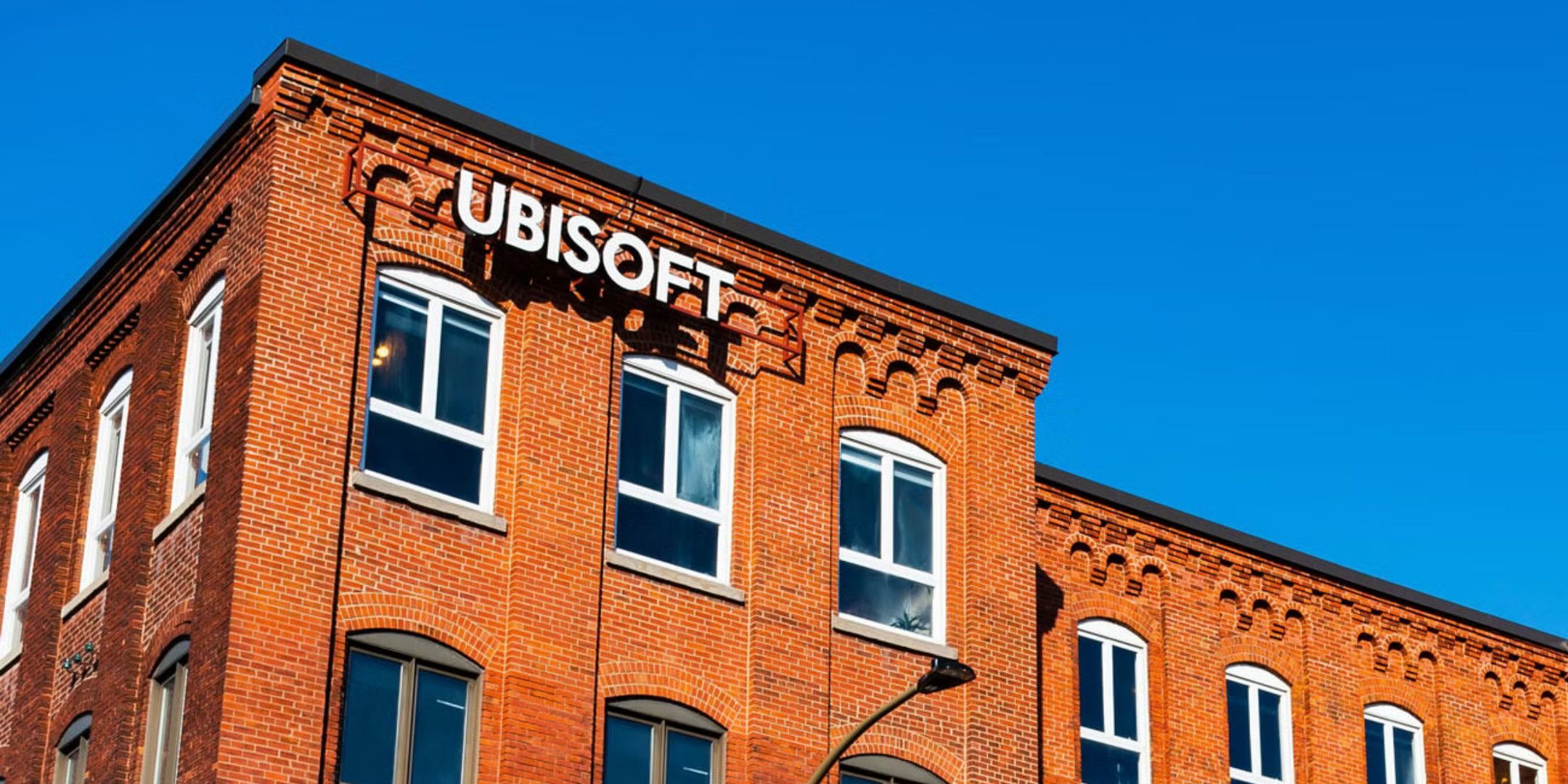 A building with a Ubisoft sig on the front