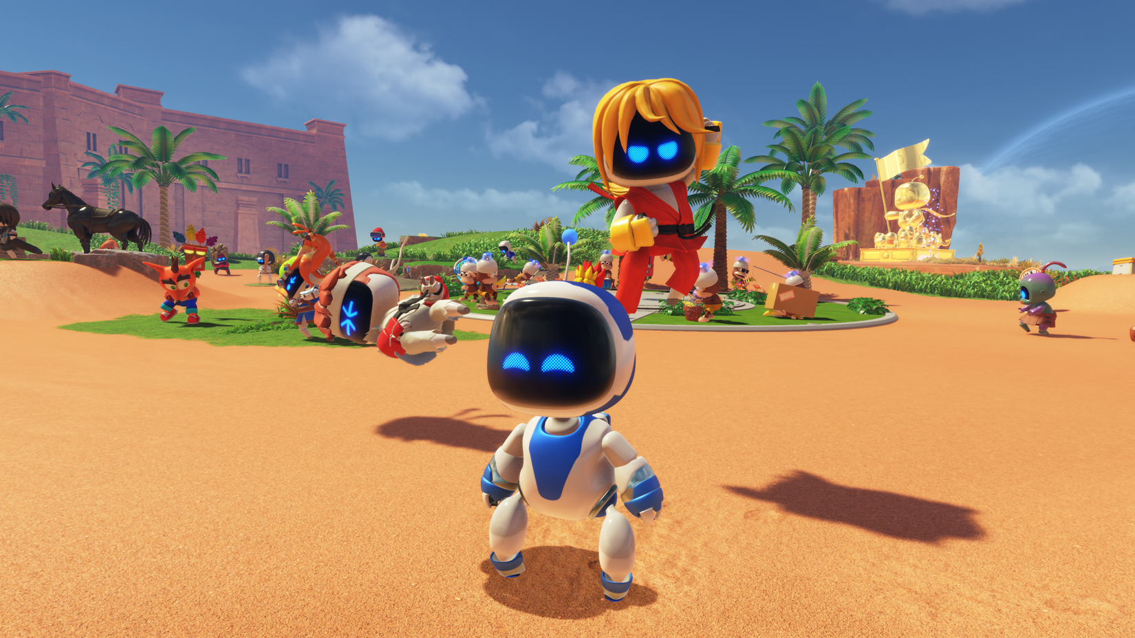 Astro Bot Ryu How To Earn Every Trophy In Astro Bot