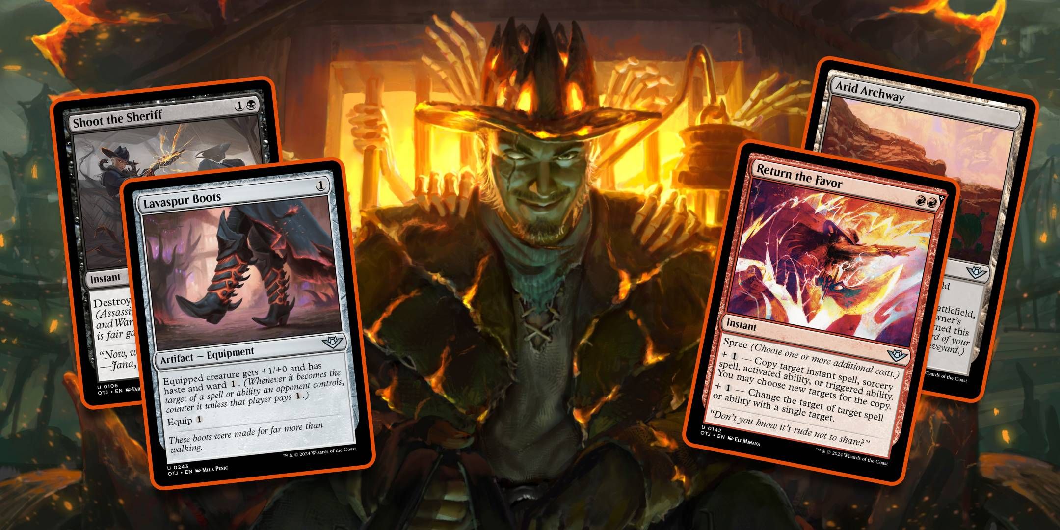mtg outlaws of thunder junction most expensive cards Outlaws of Thunder Junction Collector Booster (OTJ)