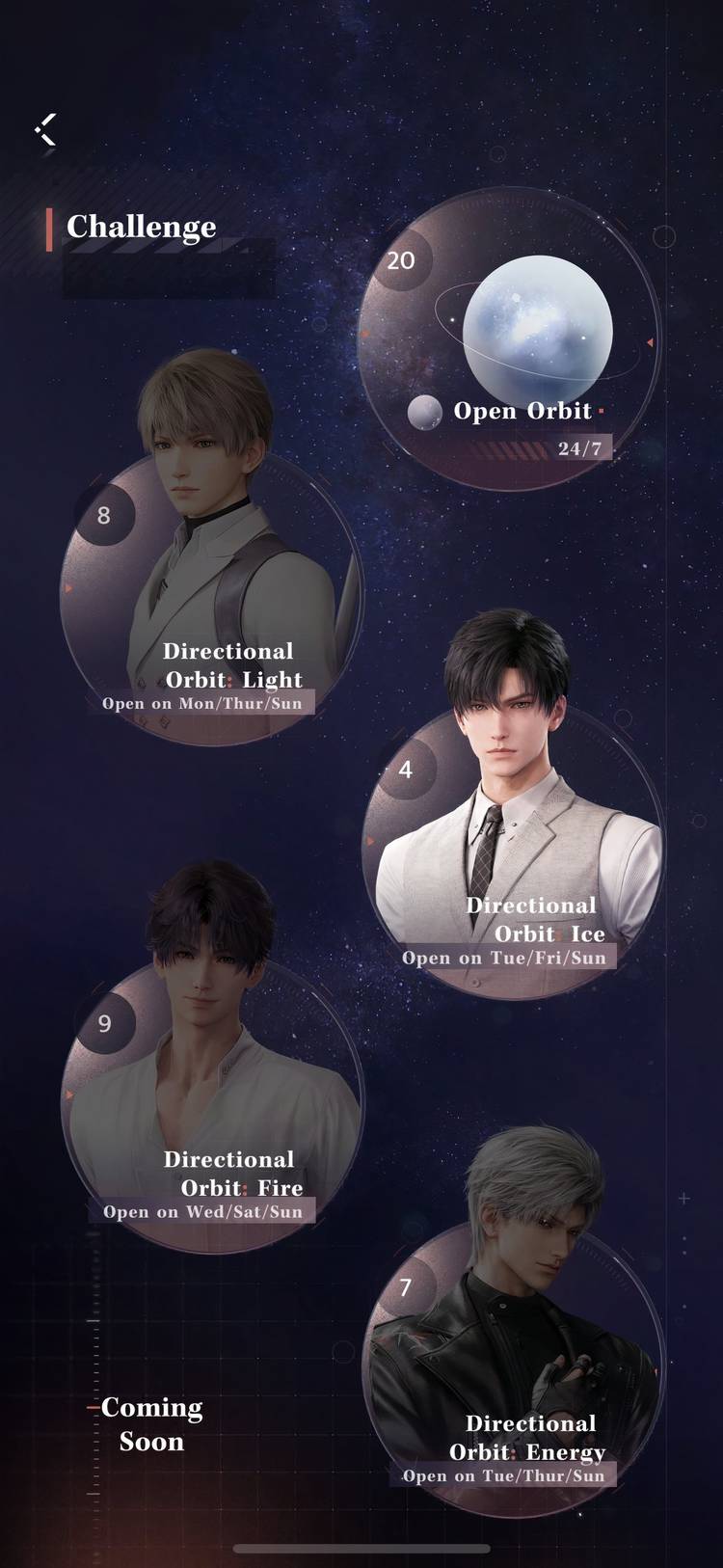 How To Complete Each Orbit In Love And Deepspace