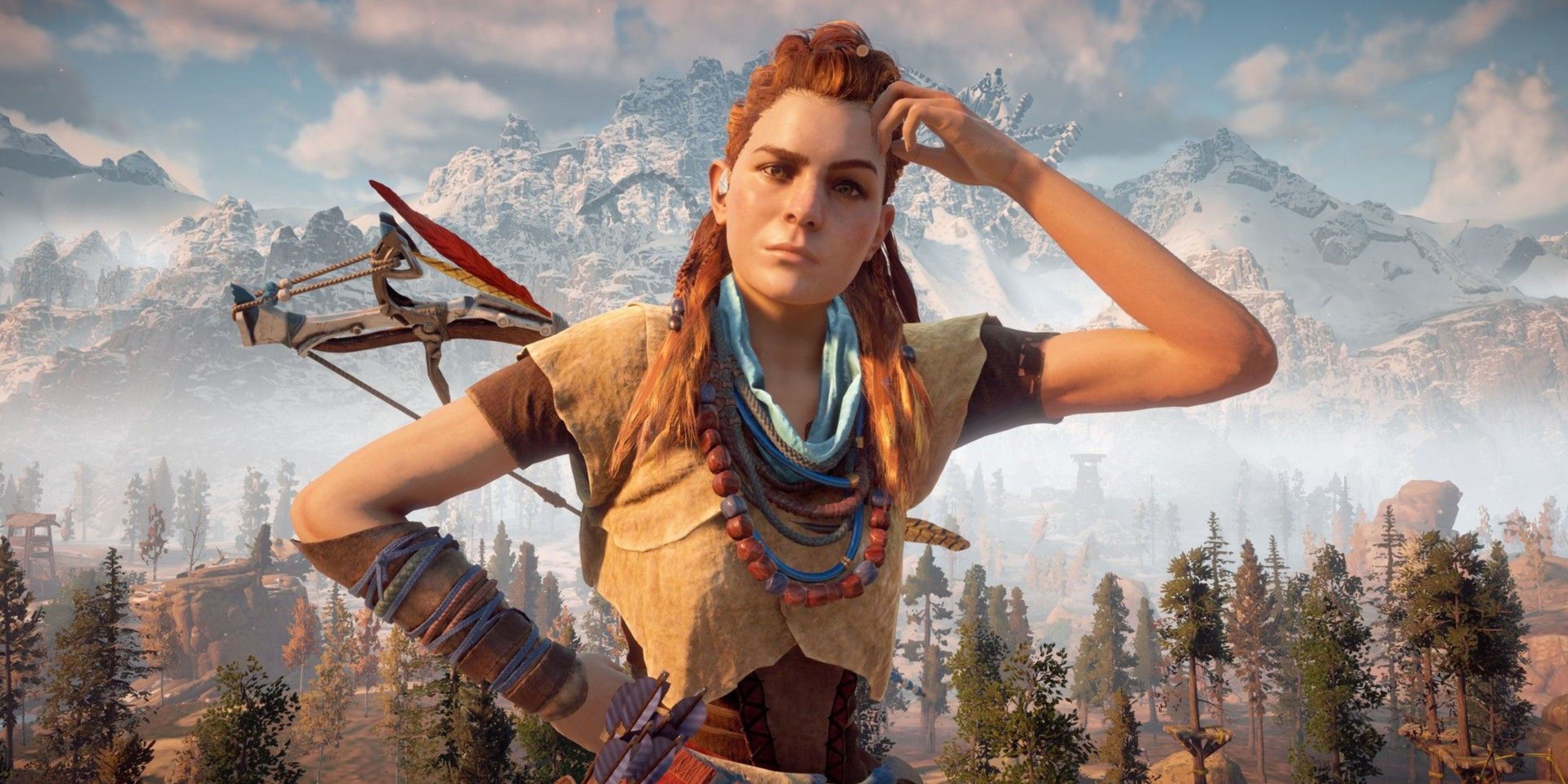 aloy scratching her head