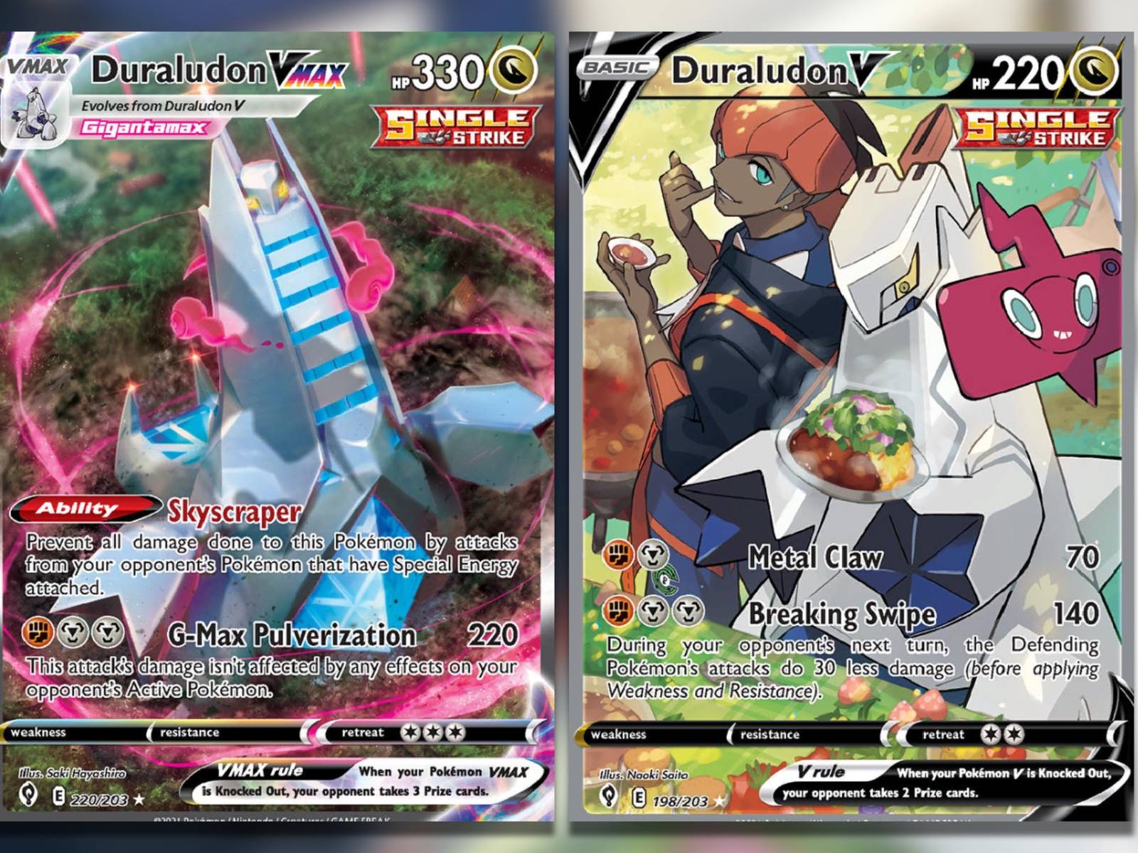 duraludon v pokemon card value 2021 Pokemon Japanese Vmax Climax Duraludon Vmax 253/184 Psa 10 main image 0