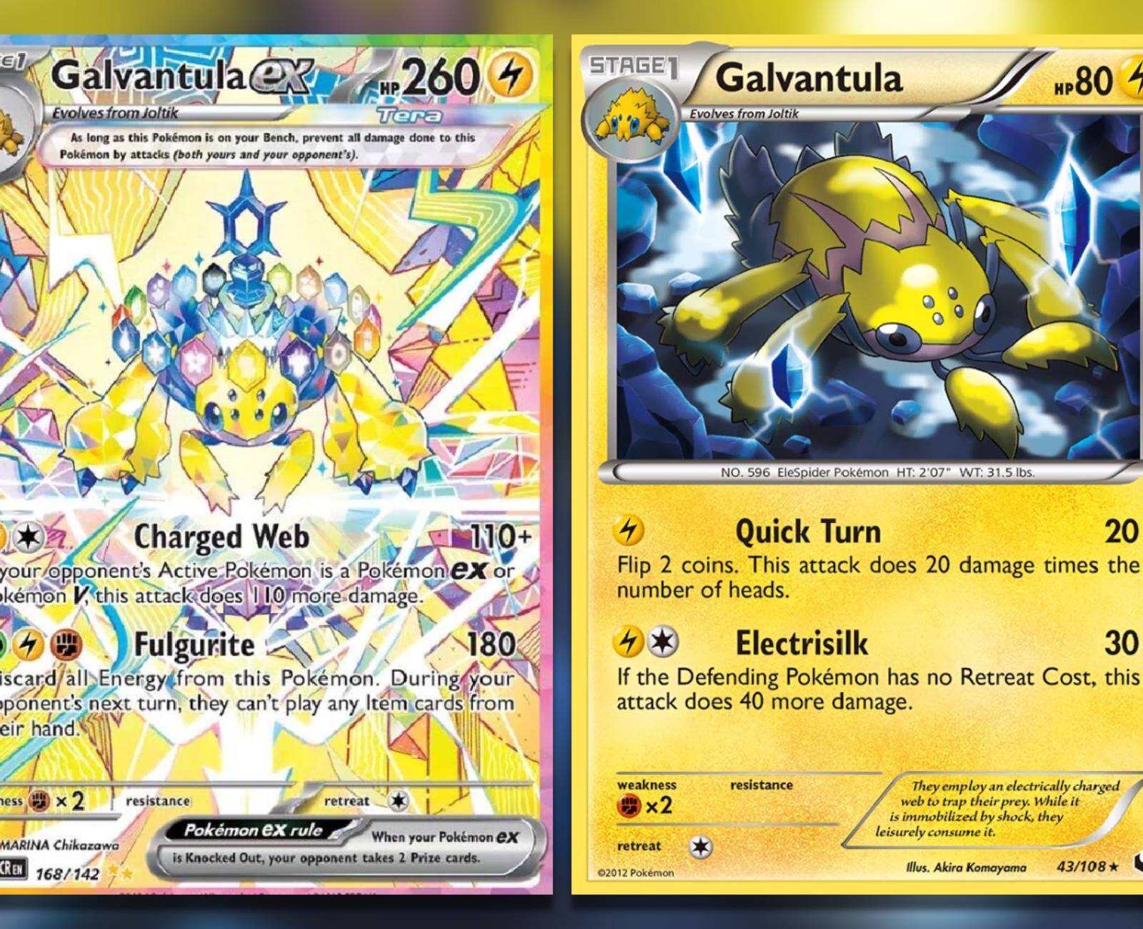 galvantula pokemon card price EX Special Illustration Rare (168) 2024 Scr EN-Stellar Crown Pokemon X Galvantula #42 Prices | Pokemon